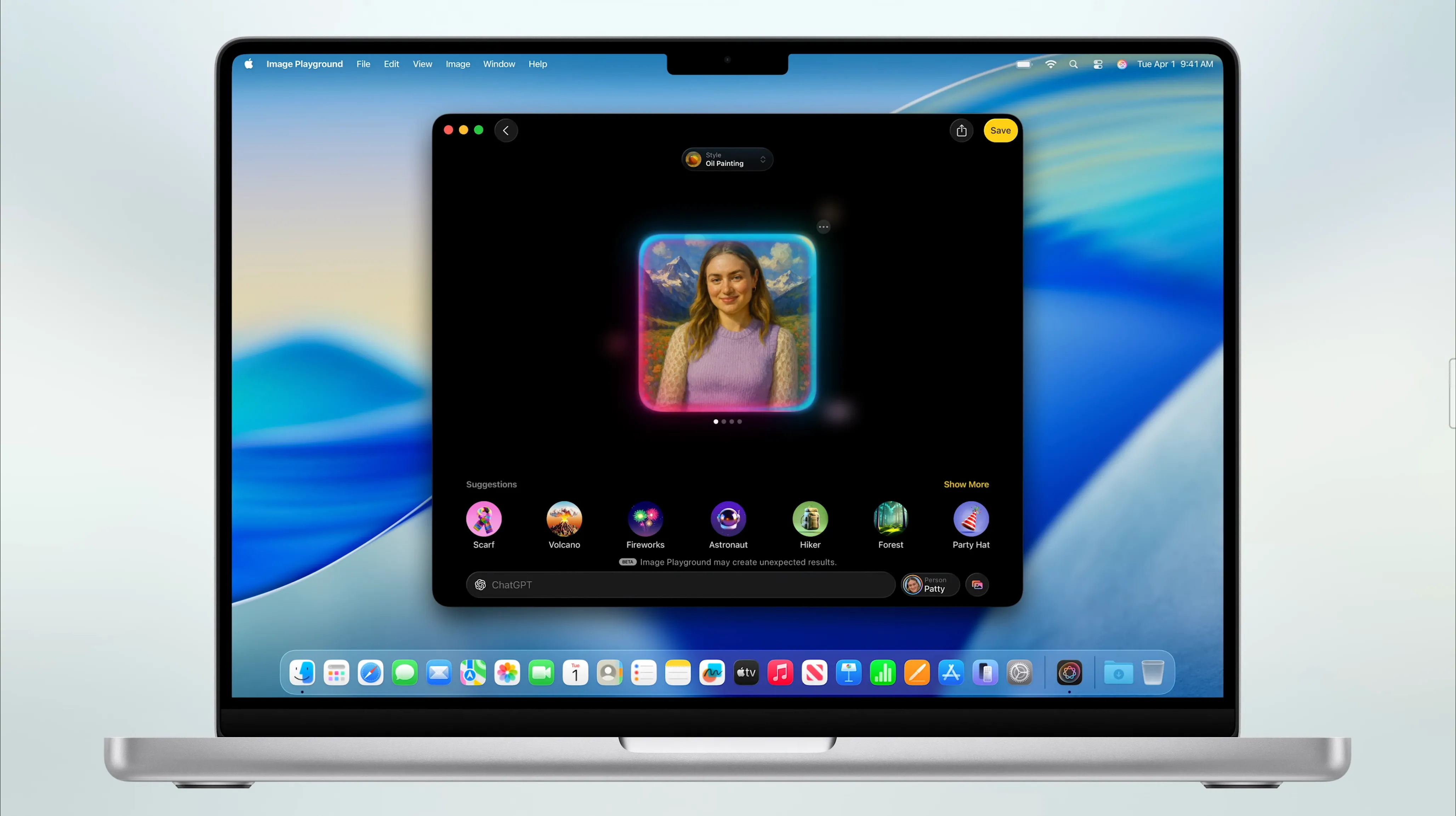 Cải tiến ứng dụng Image Playground trên macOS 26 Tahoe với khả năng tạo ảnh bằng AI và hỗ trợ ChatGPT