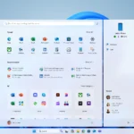 Giao diện Menu Start mới của Windows 11 với các phần Ứng dụng Ghim, Được Đề xuất và Tất cả ứng dụng