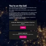 Màn hình xác nhận đăng ký tham gia chương trình thử nghiệm beta dịch vụ T-Satellite của T-Mobile