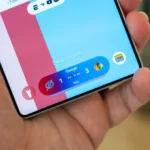 Now Bar trên Samsung Galaxy S25 Ultra hiển thị thông báo trực tiếp