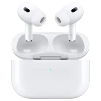 Tai nghe Apple AirPods Pro thế hệ 2 (USB-C) trên nền trong suốt.