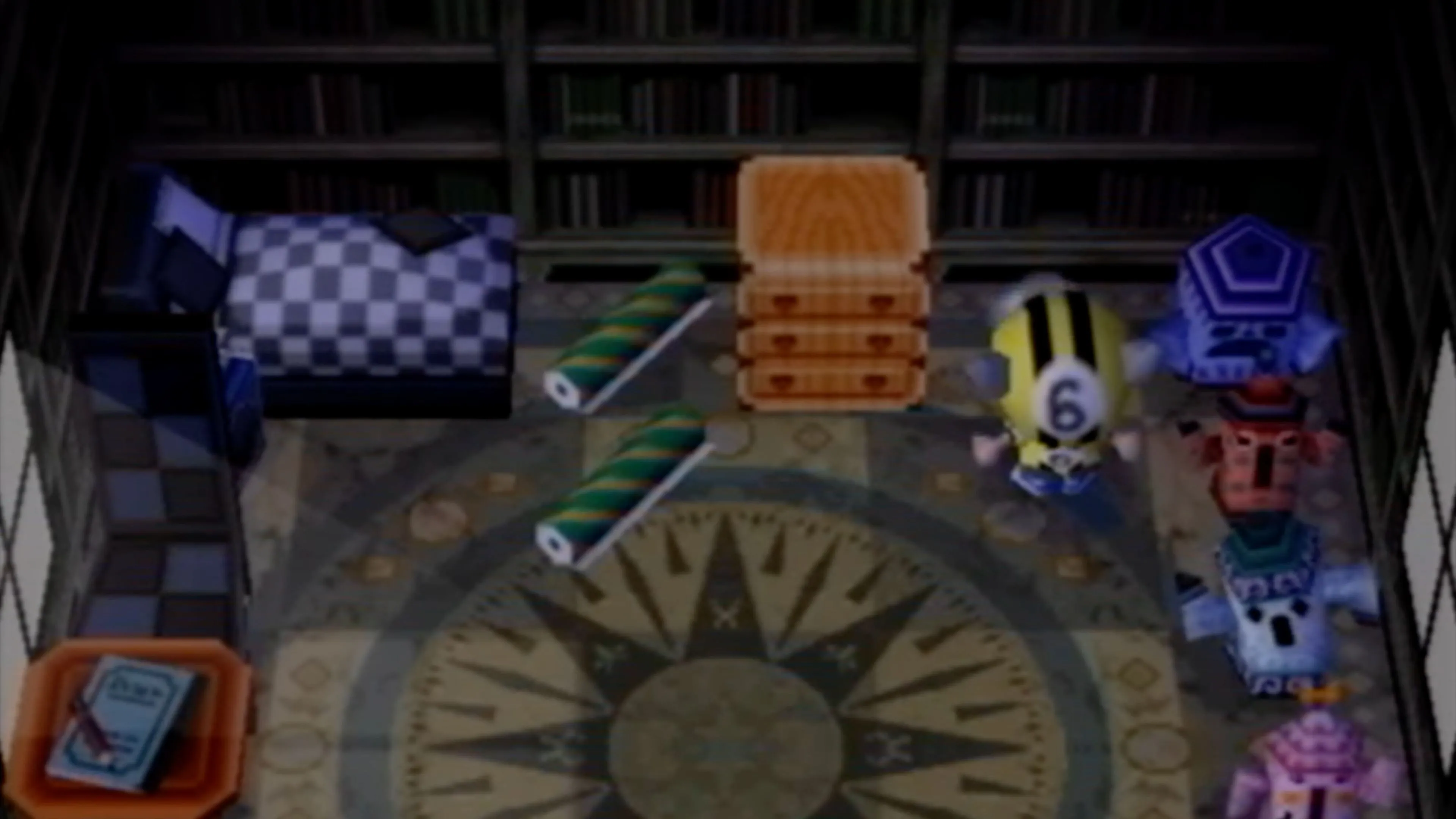 Cư dân Animal Crossing bên trong nhà