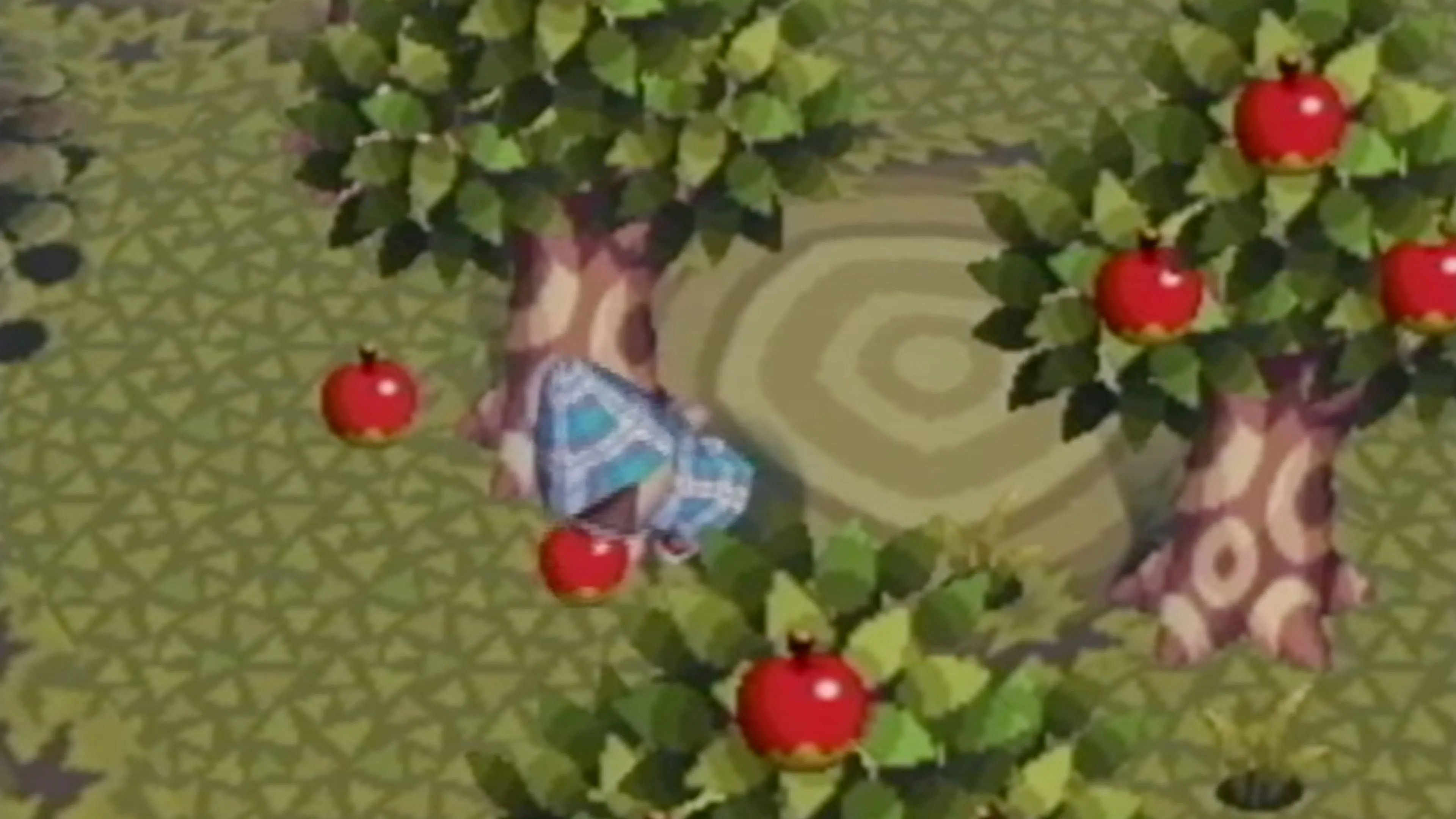 Cư dân Animal Crossing đang thu hoạch táo