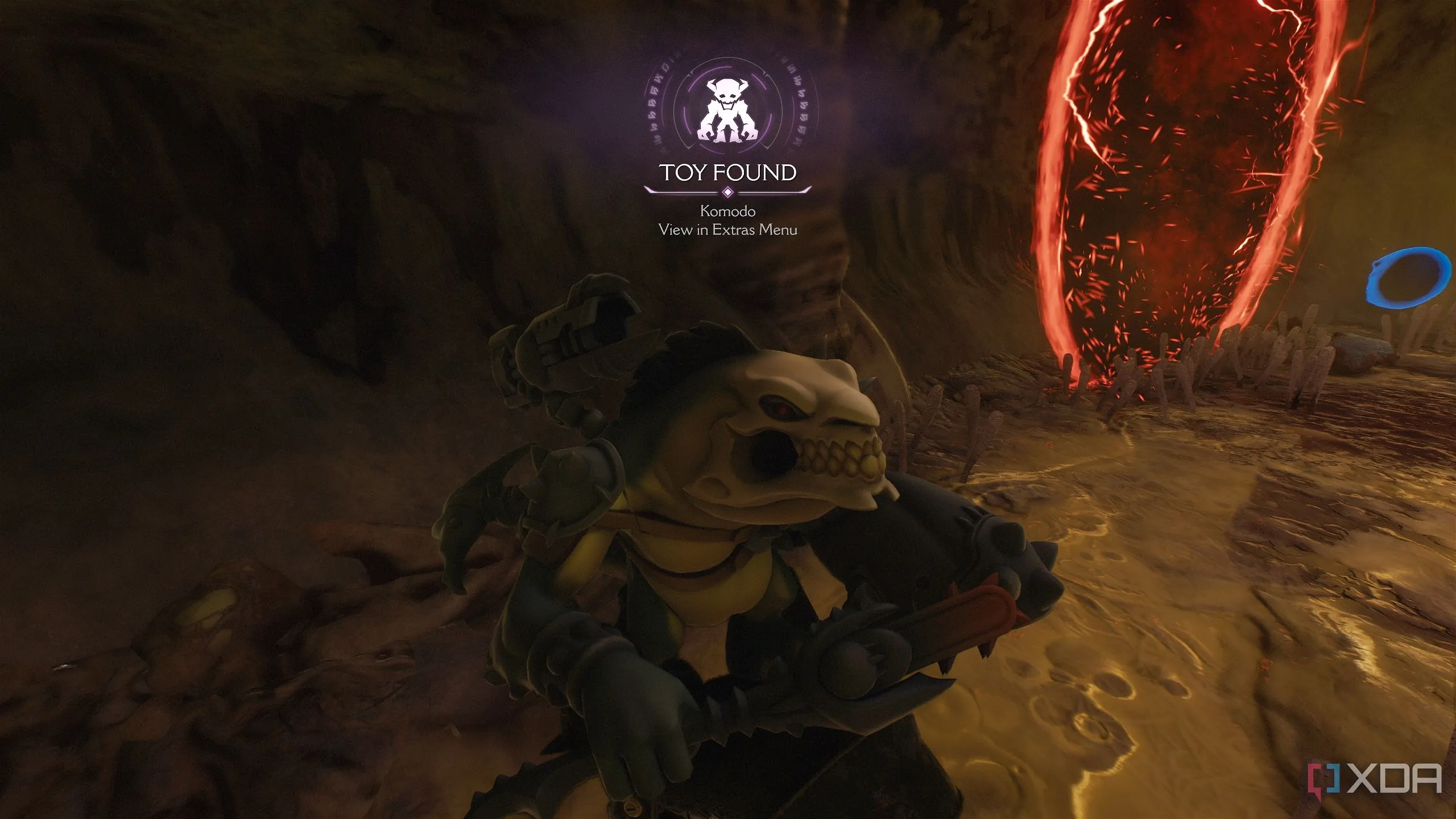 Đồ chơi sưu tầm Komodo trong Chapter 18 của Doom: The Dark Ages.
