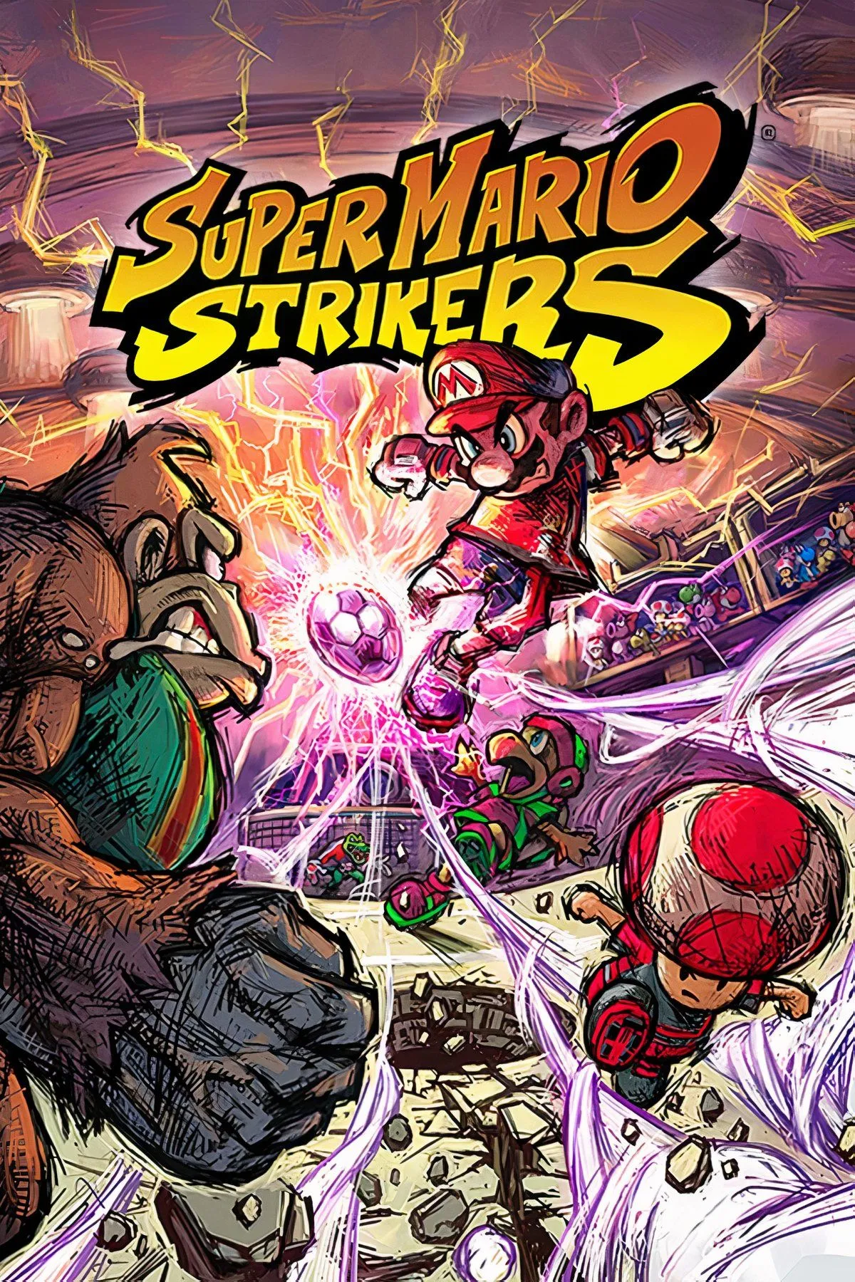 Hình ảnh tập hợp Super Mario Strikers
