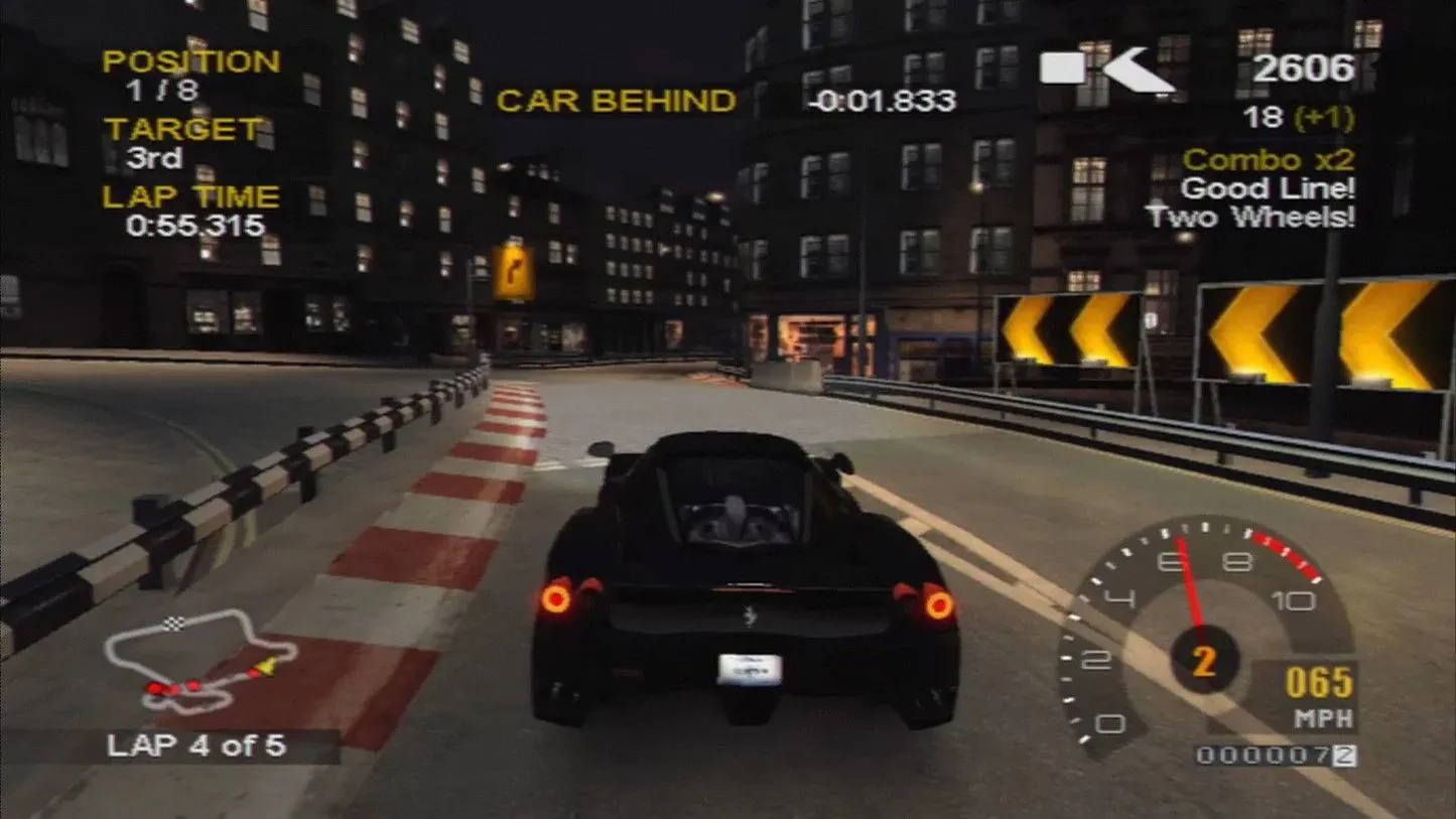 Mô tả: Chiếc xe đua hiệu suất cao trên đường phố trong Project Gotham Racing 2, game đua xe arcade đỉnh cao của Xbox.