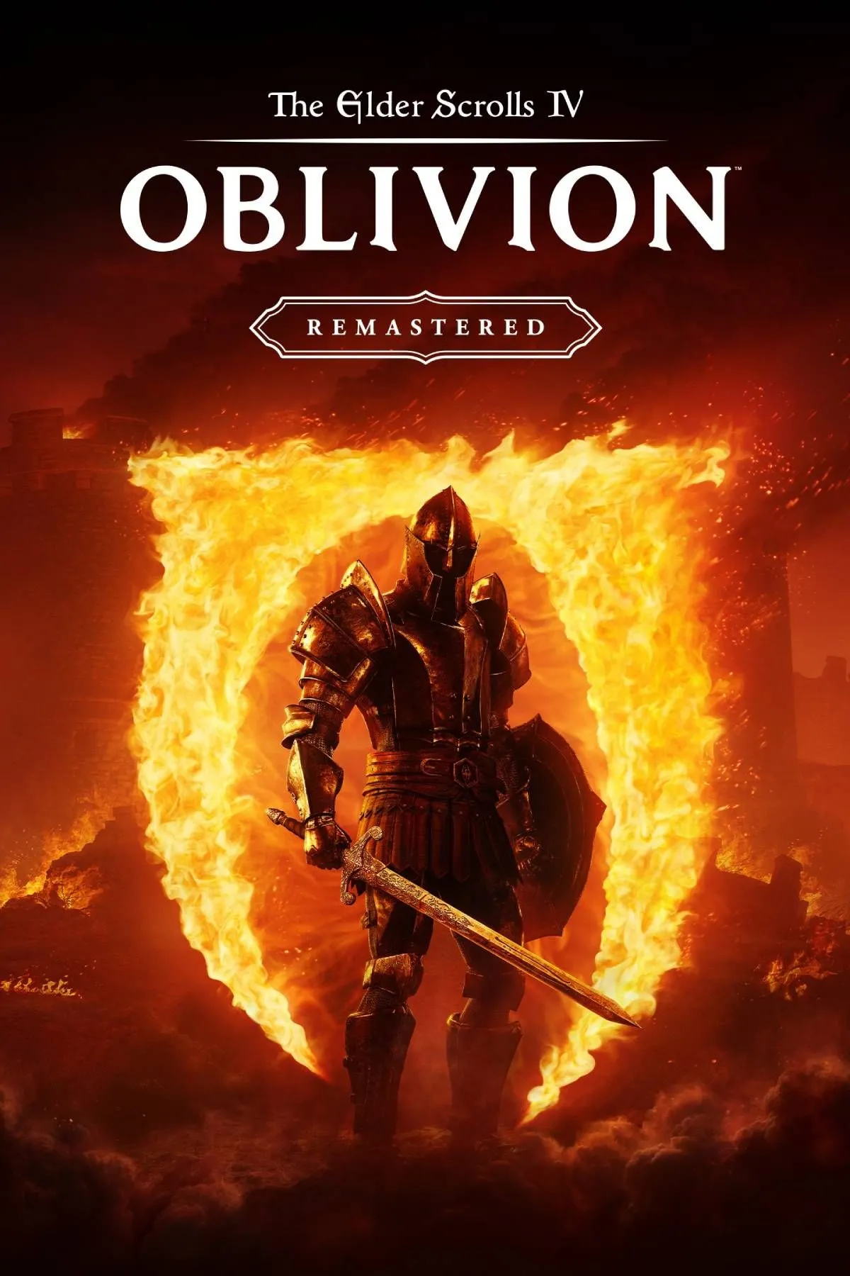 Ảnh bìa chính thức của The Elder Scrolls IV: Oblivion Remastered, cho thấy sự nâng cấp đồ họa ấn tượng của tựa game nhập vai kinh điển này với mức giá 50 đô la.