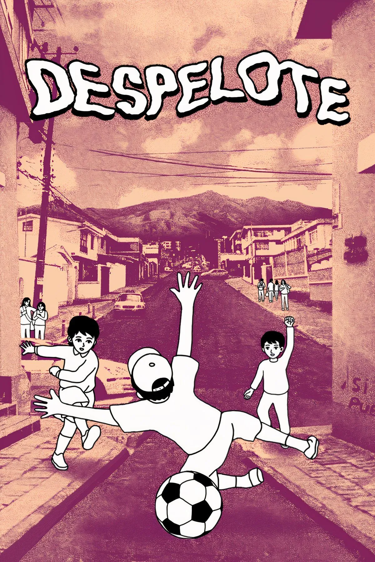 Ảnh bìa game Despelote với nhân vật cậu bé và quả bóng đá