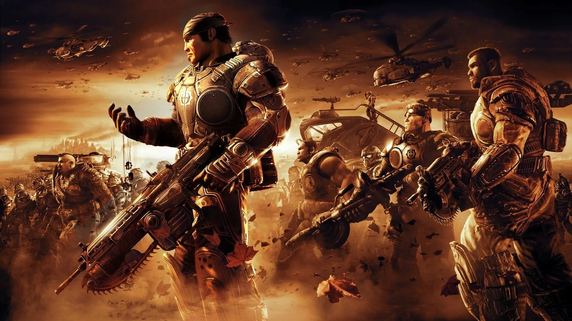 Ảnh bìa game Gears of War 2, tượng trưng cho Gears of War Collection
