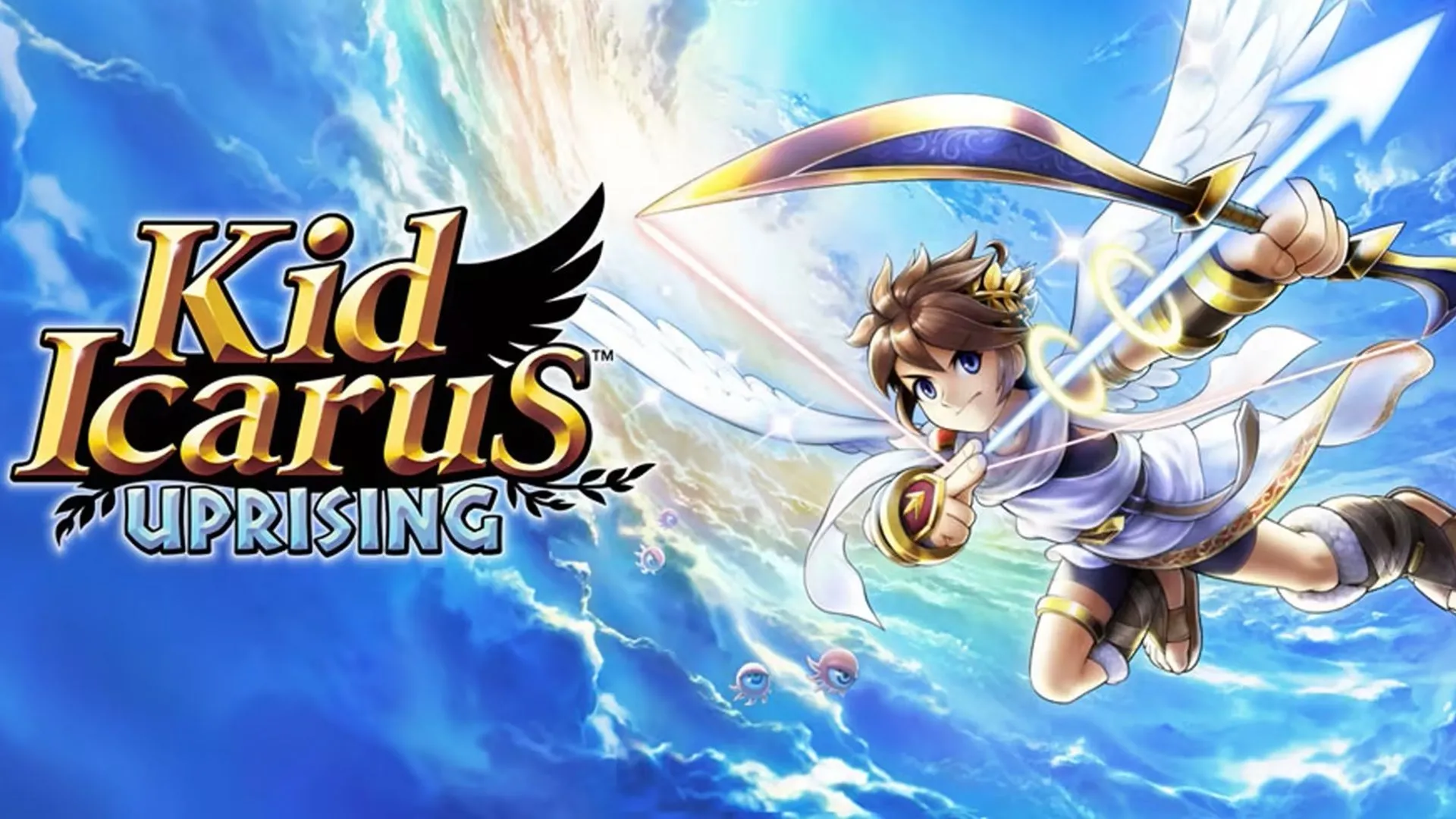 Ảnh bìa game Kid Icarus Uprising trên Nintendo 3DS, minh họa series Kid Icarus