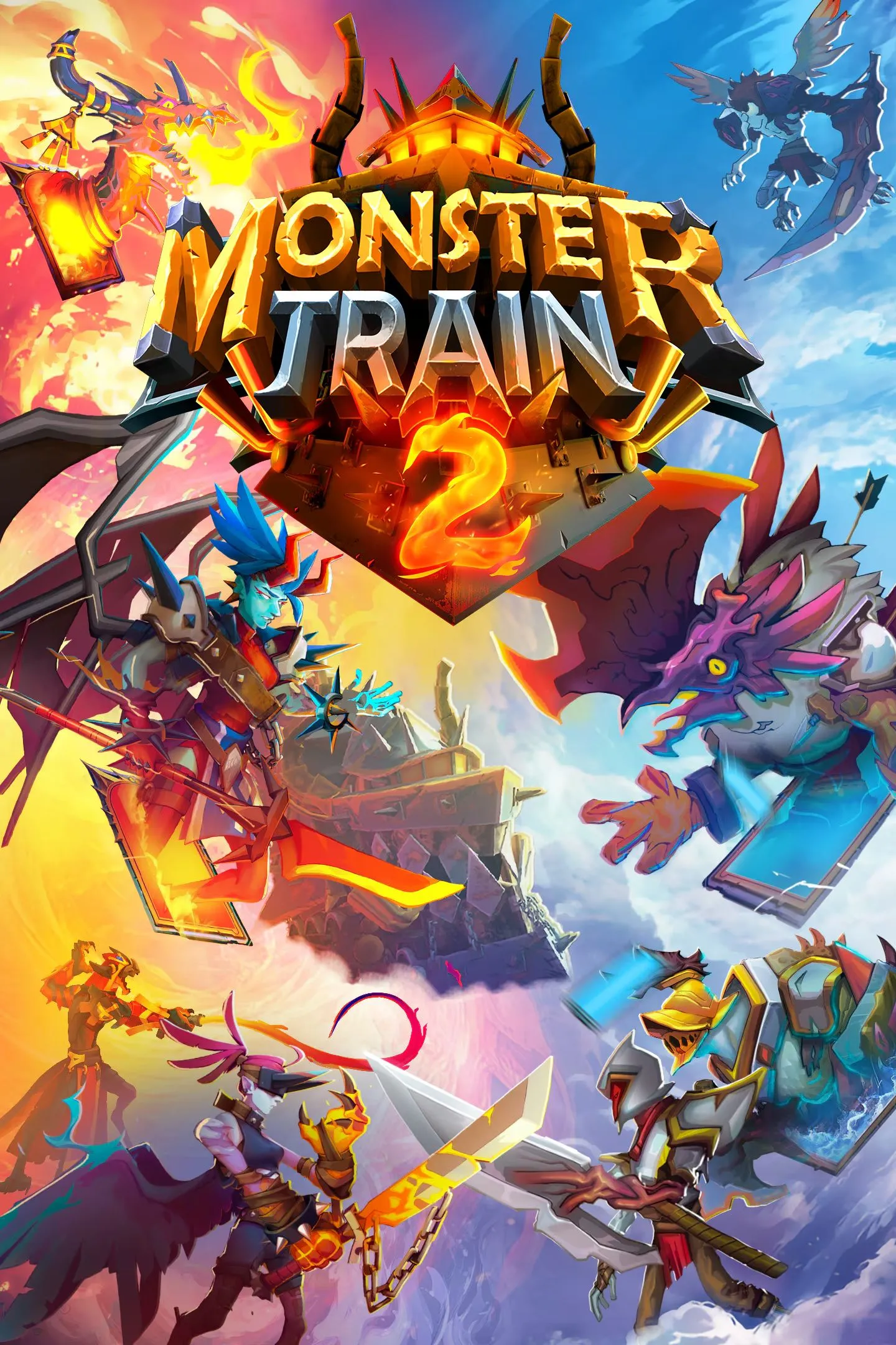 Ảnh bìa Monster Train 2, một game xây dựng bộ bài.