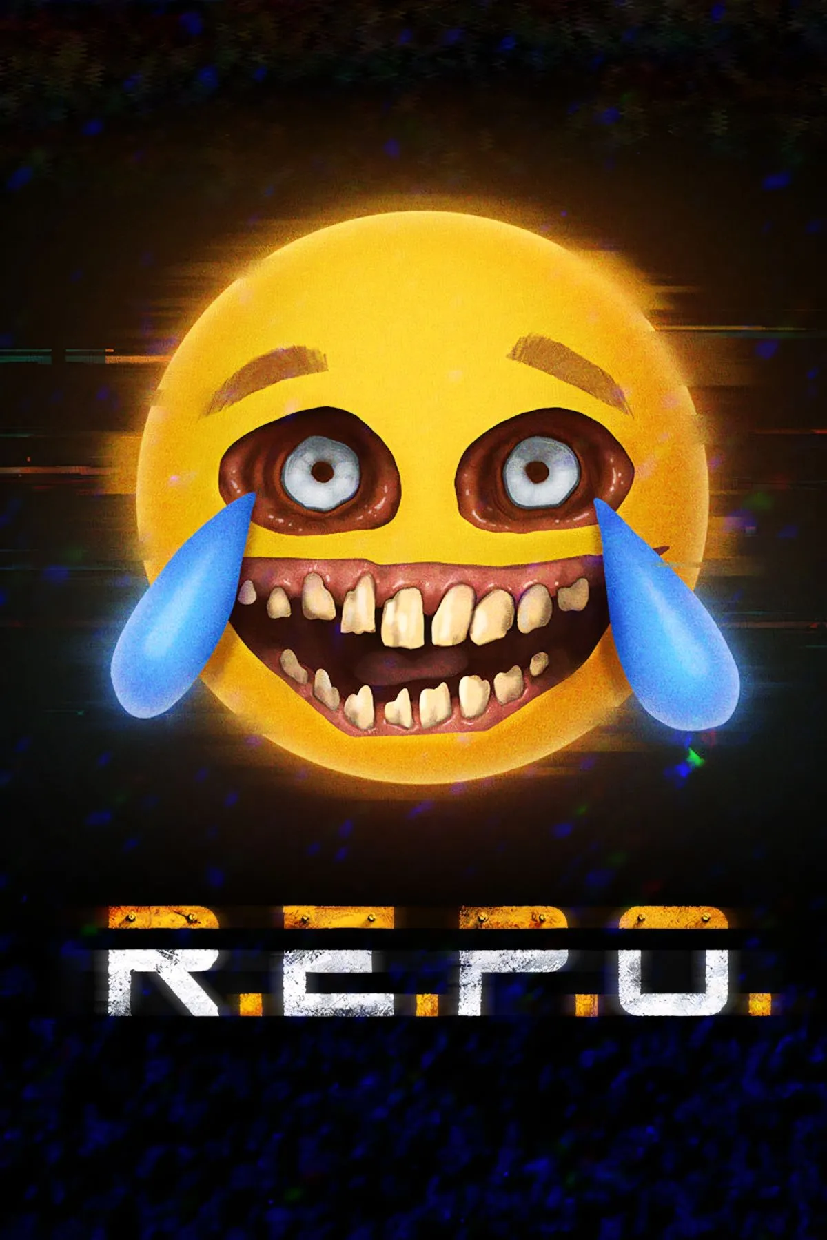 Ảnh bìa trang tag game R.E.P.O. với hình ảnh quái vật và các vật phẩm bị nguyền rủa
