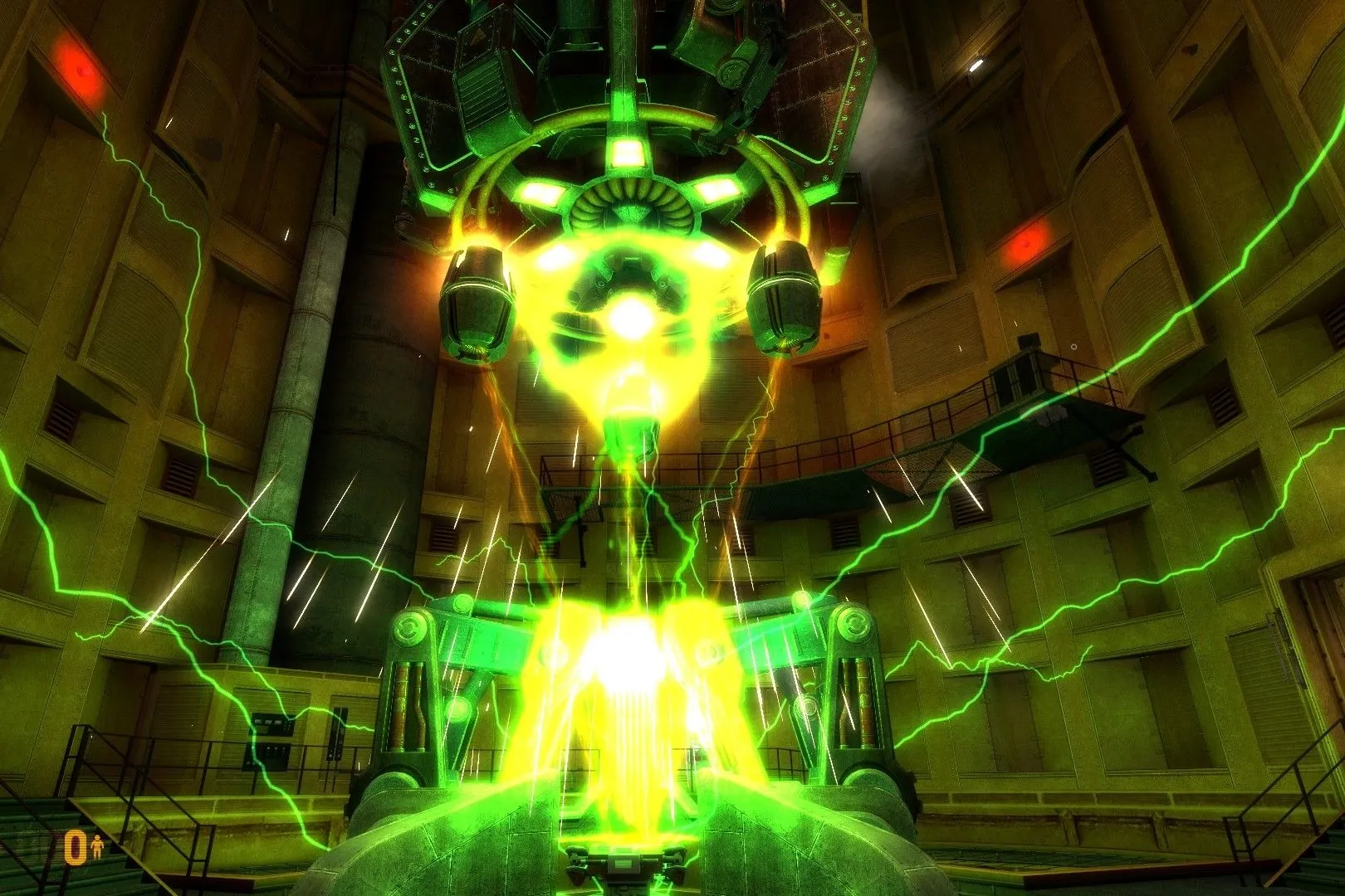 Ảnh chụp màn hình gameplay từ tựa game Black Mesa, một game PC có sức ảnh hưởng.