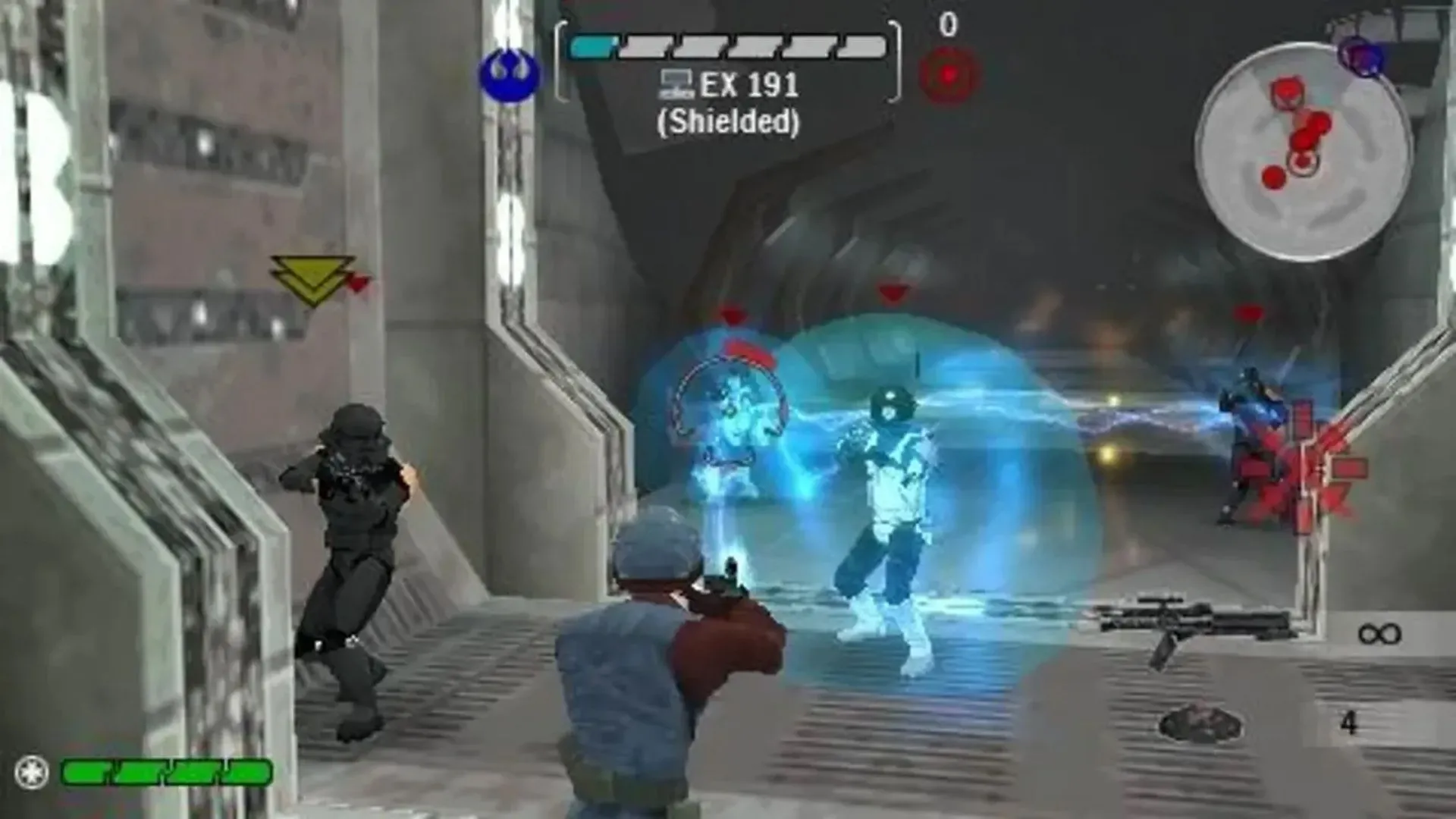 Ảnh gameplay Star Wars Battlefront Renegade Squadron trên hệ máy PSP