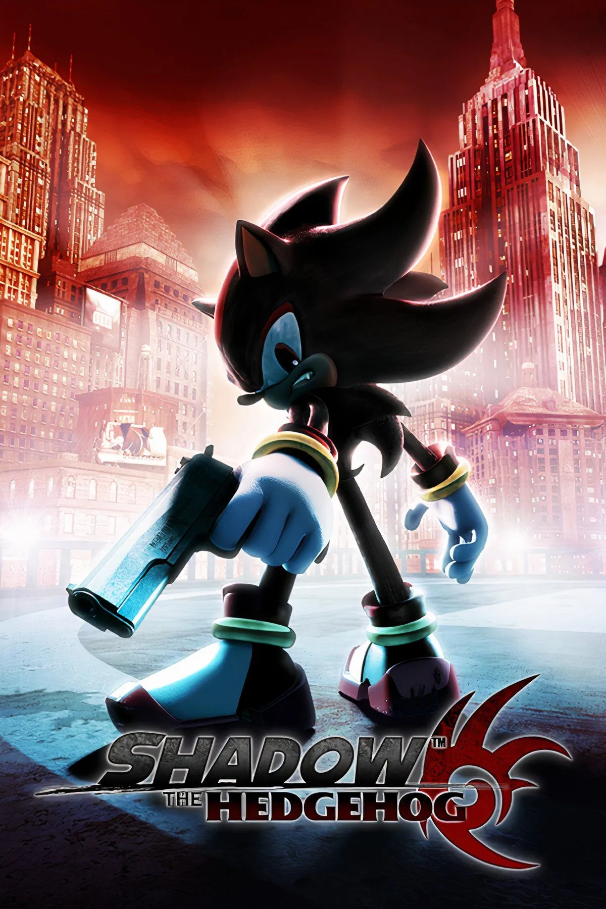 Ảnh tổng hợp các cảnh gameplay và nhân vật trong Shadow the Hedgehog