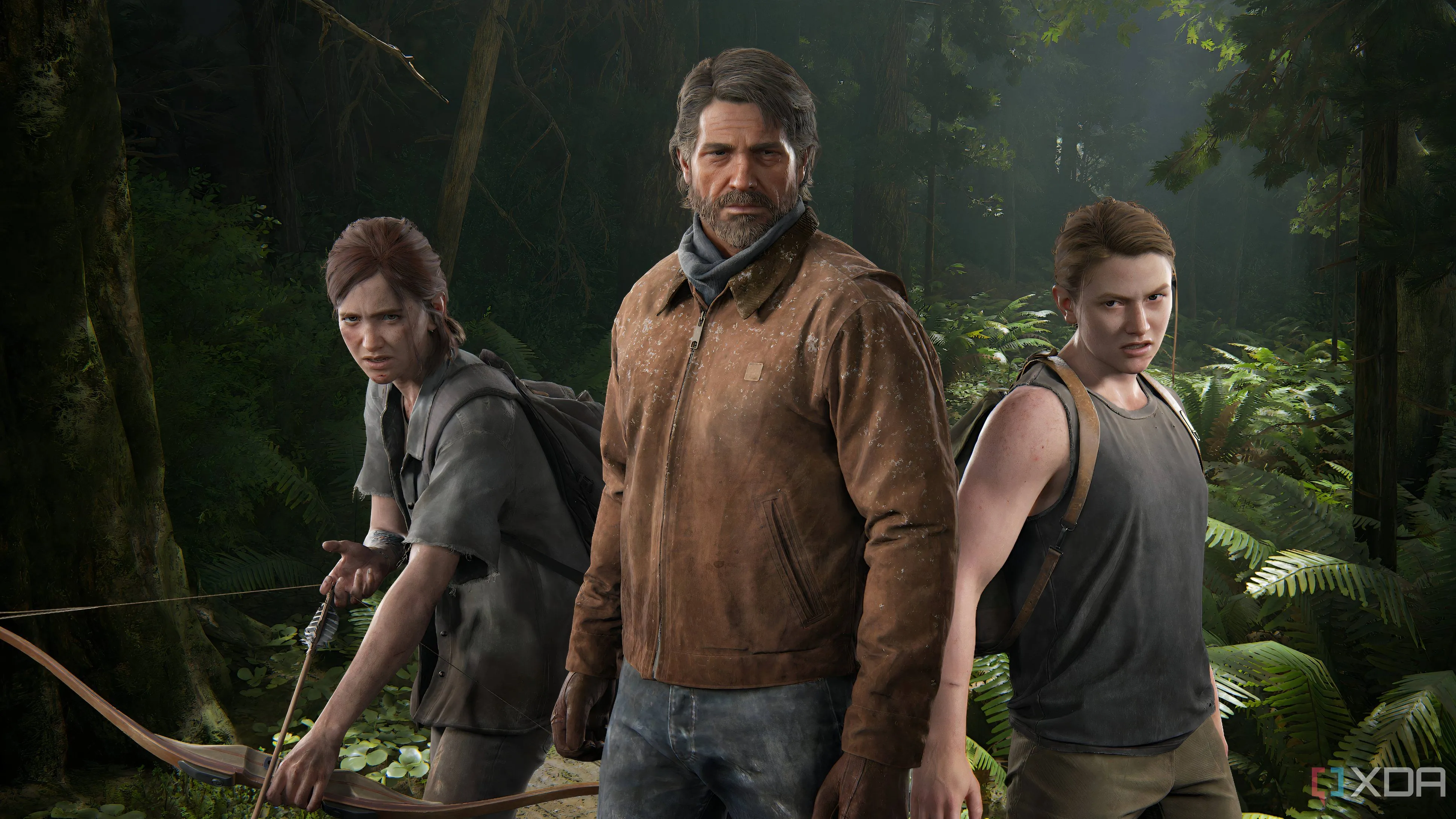 Ba nhân vật chính Ellie, Joel và Abby trong The Last of Us Part II