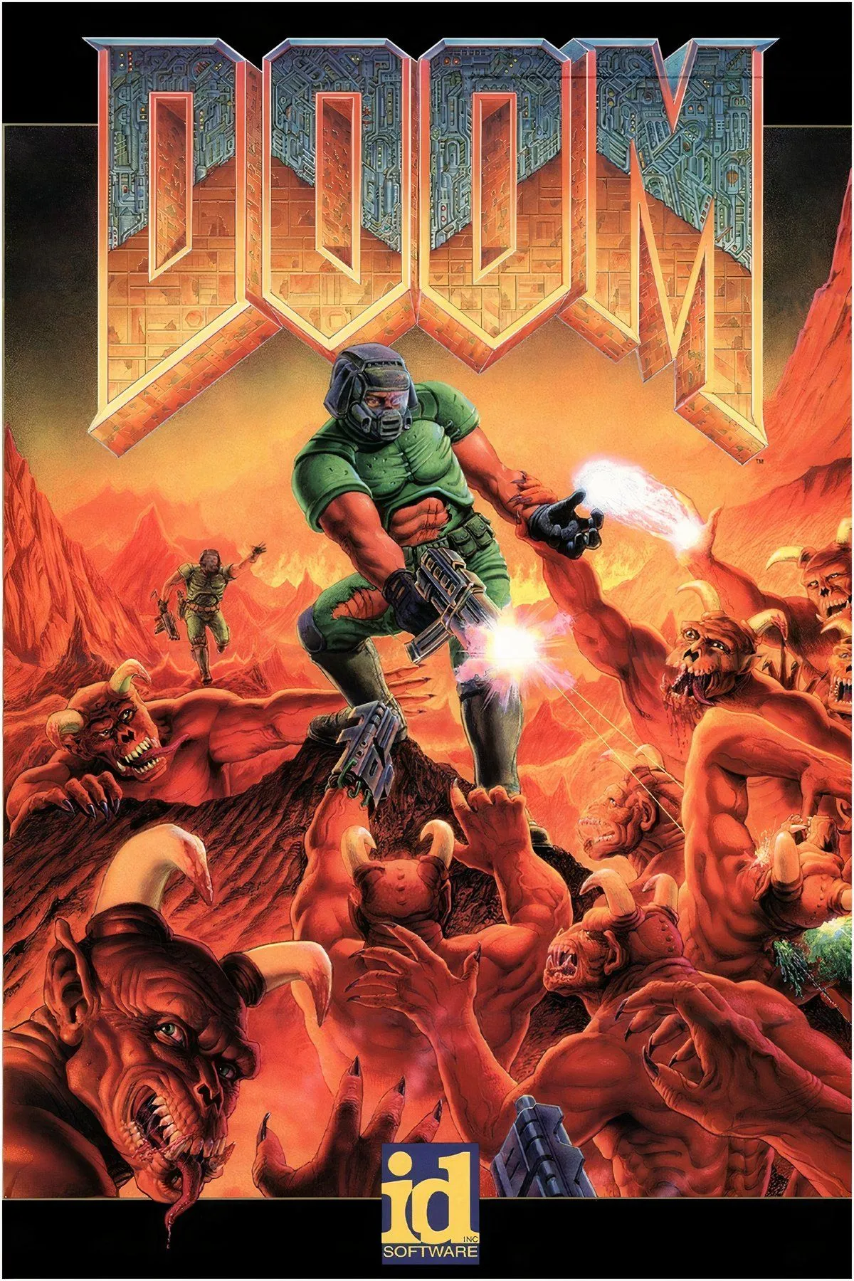 Bìa đĩa phiên bản Doom Long Box hiếm dành cho PlayStation 1