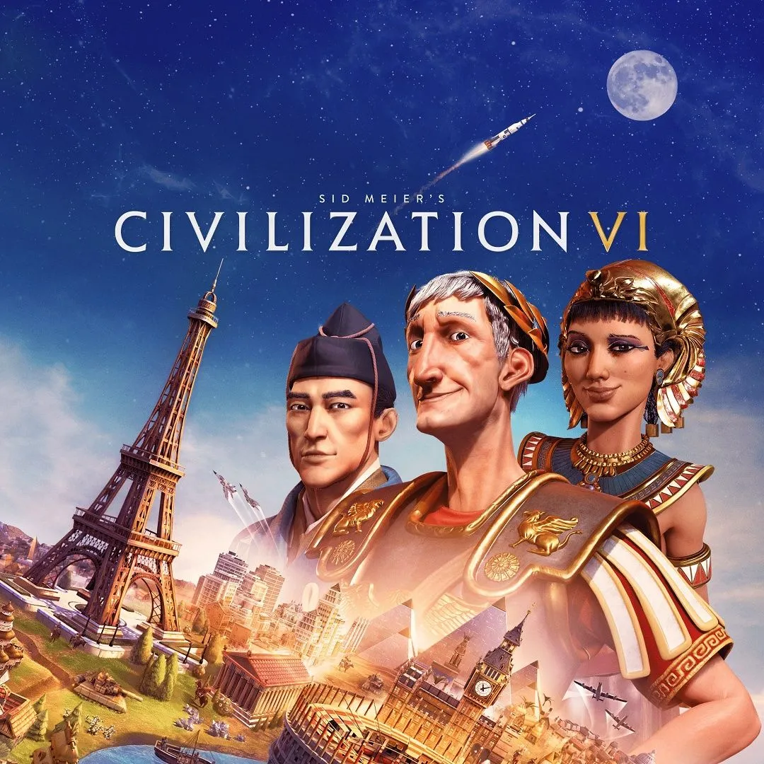 Bìa game Civilization VI, minh chứng cho sự kết hợp hoàn hảo giữa chiến thuật và giải trí