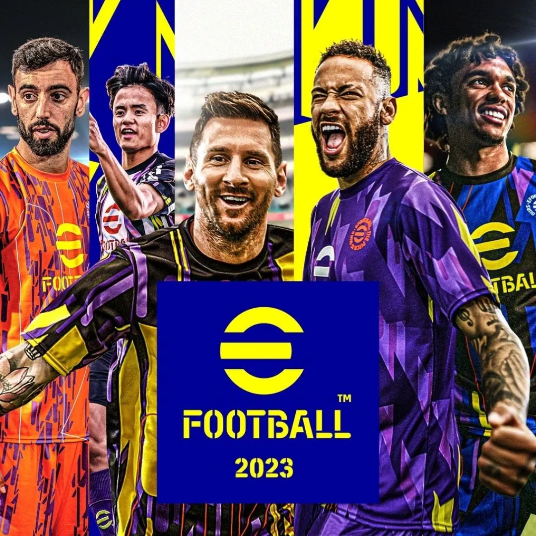 Bìa game eFootball, phiên bản thay thế của PES (Pro Evolution Soccer) không đạt được kỳ vọng và khiến fan thất vọng.
