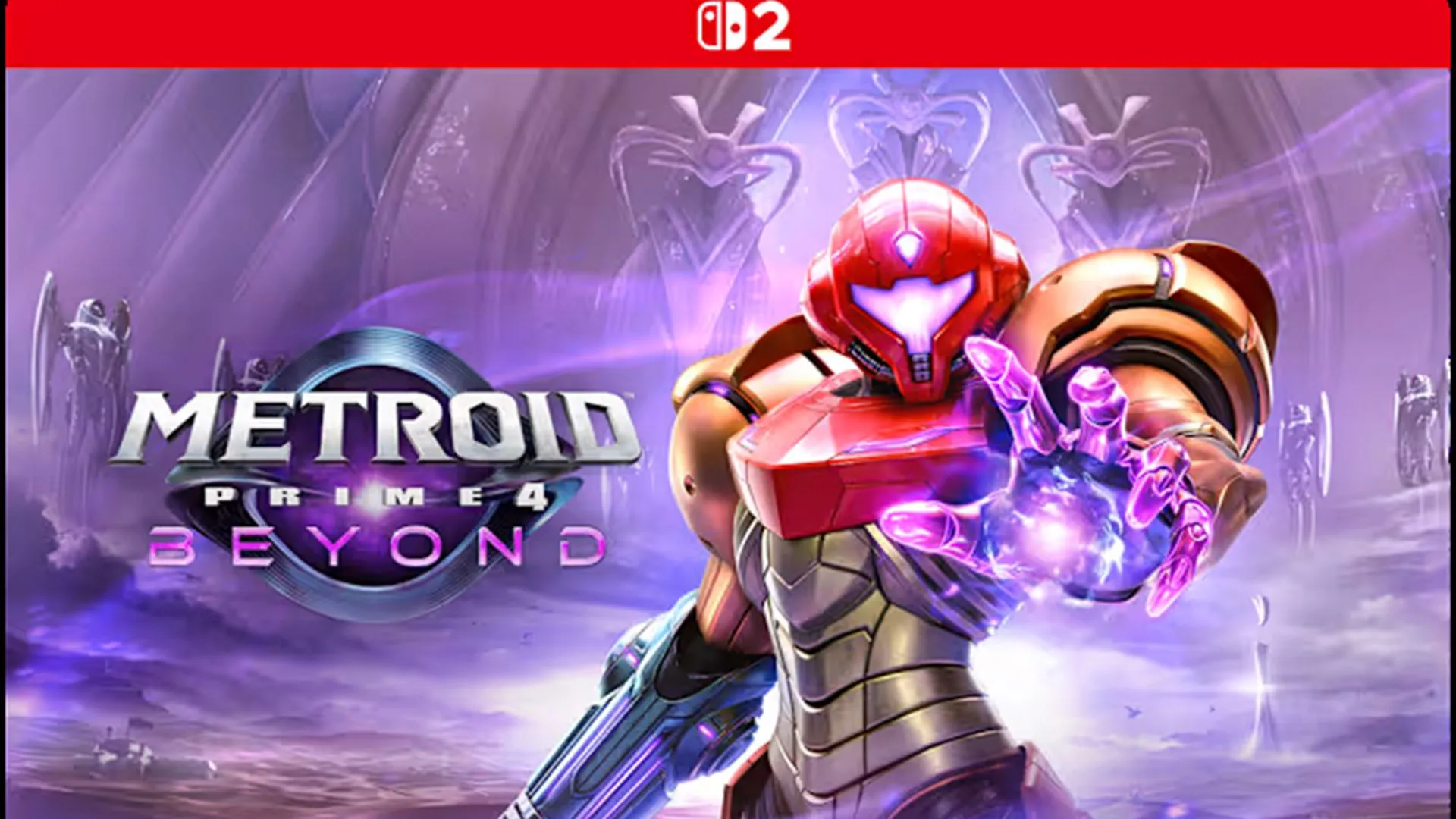Bìa game Metroid Prime 4: Beyond – Nintendo Switch 2 Edition, hỗ trợ chế độ Chất lượng và Hiệu suất.