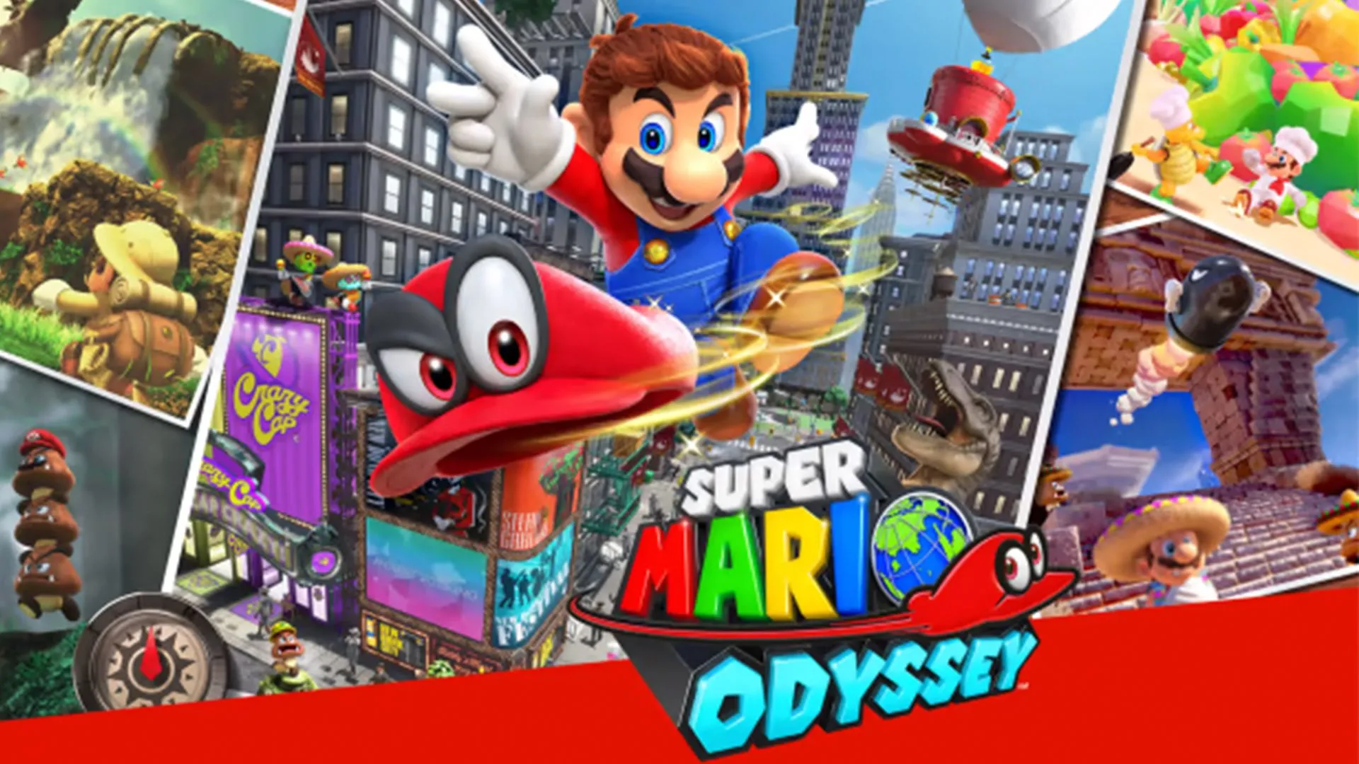 Bìa game Super Mario Odyssey trên Nintendo Switch 1, sẽ có Free Update cho Switch 2.