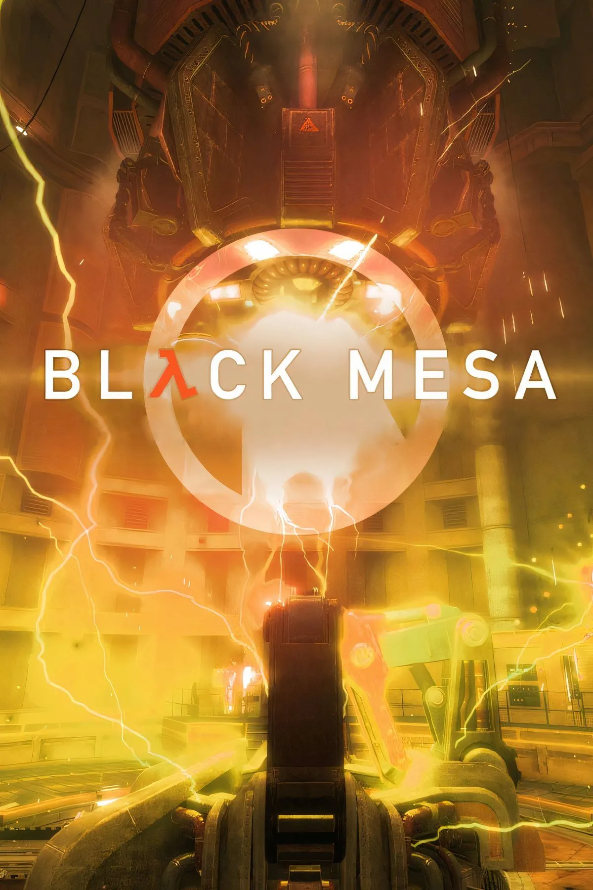 Bìa nghệ thuật của trò chơi Black Mesa, một bản remake nổi tiếng của Half-Life.