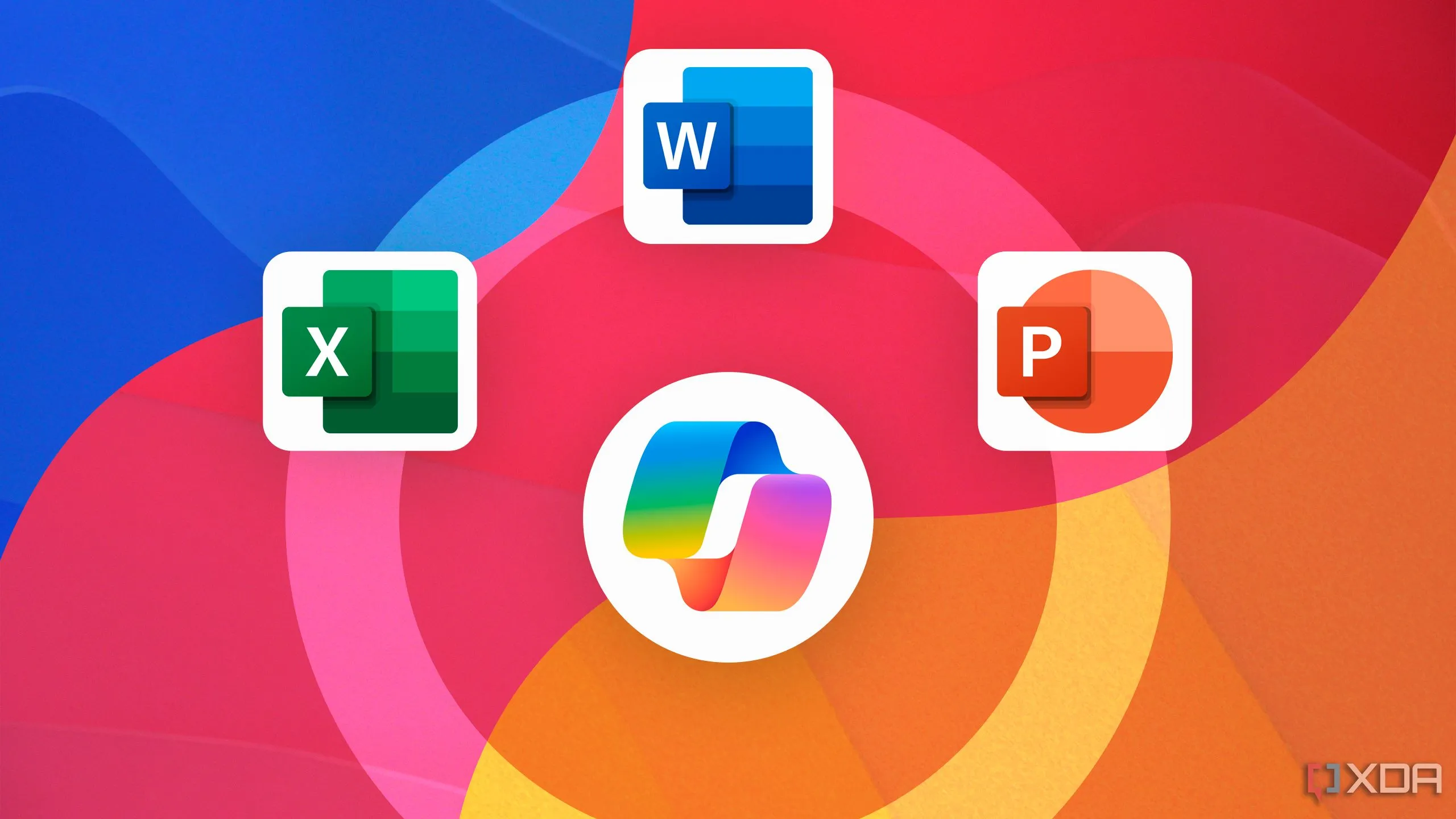 Biểu tượng Copilot tích hợp sâu vào các ứng dụng Microsoft Office, minh họa xu hướng AI trên PC
