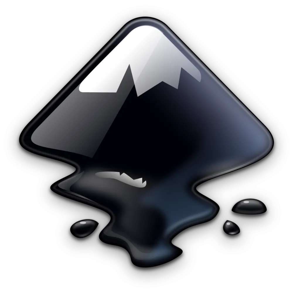 Biểu tượng (logo) được thiết kế của Inkscape, một phần mềm chỉnh sửa đồ họa vector và PDF mã nguồn mở.