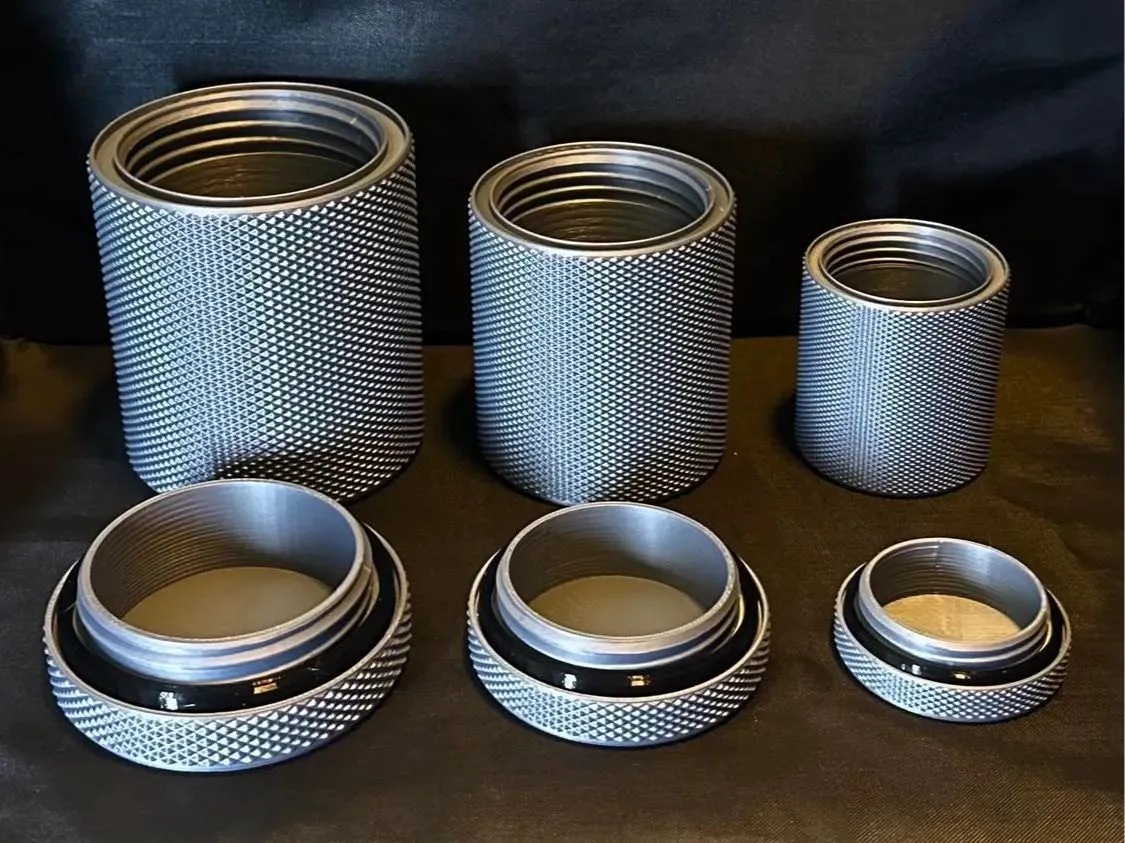 Bộ hộp đựng ren cao, chắc chắn in 3D từ PETG có khả năng chống ẩm và hóa chất