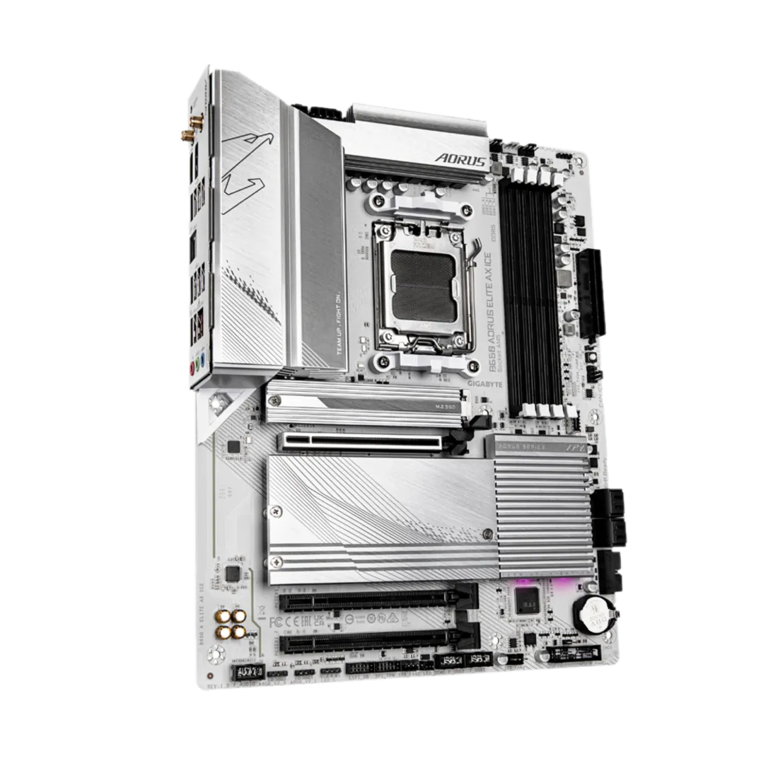 Bo mạch chủ Gigabyte B650 Aorus Elite AX ICE, minh họa thiết kế VRM chất lượng