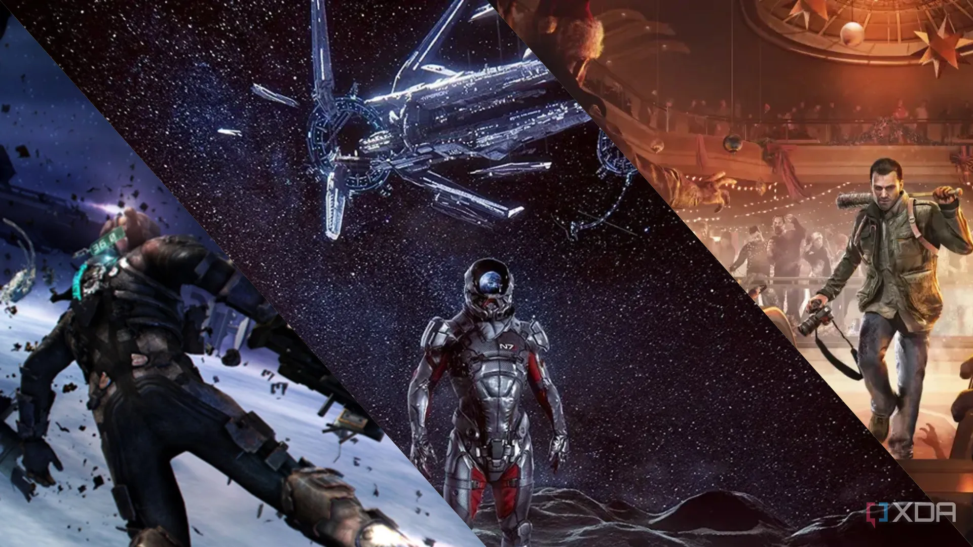 Bộ sưu tập ảnh minh họa các tựa game bị đánh giá thấp hoặc đã kết thúc dòng game như Dead Space 3, Mass Effect Andromeda và Dead Rising 4, đại diện cho những thất bại đáng tiếc trong ngành game.