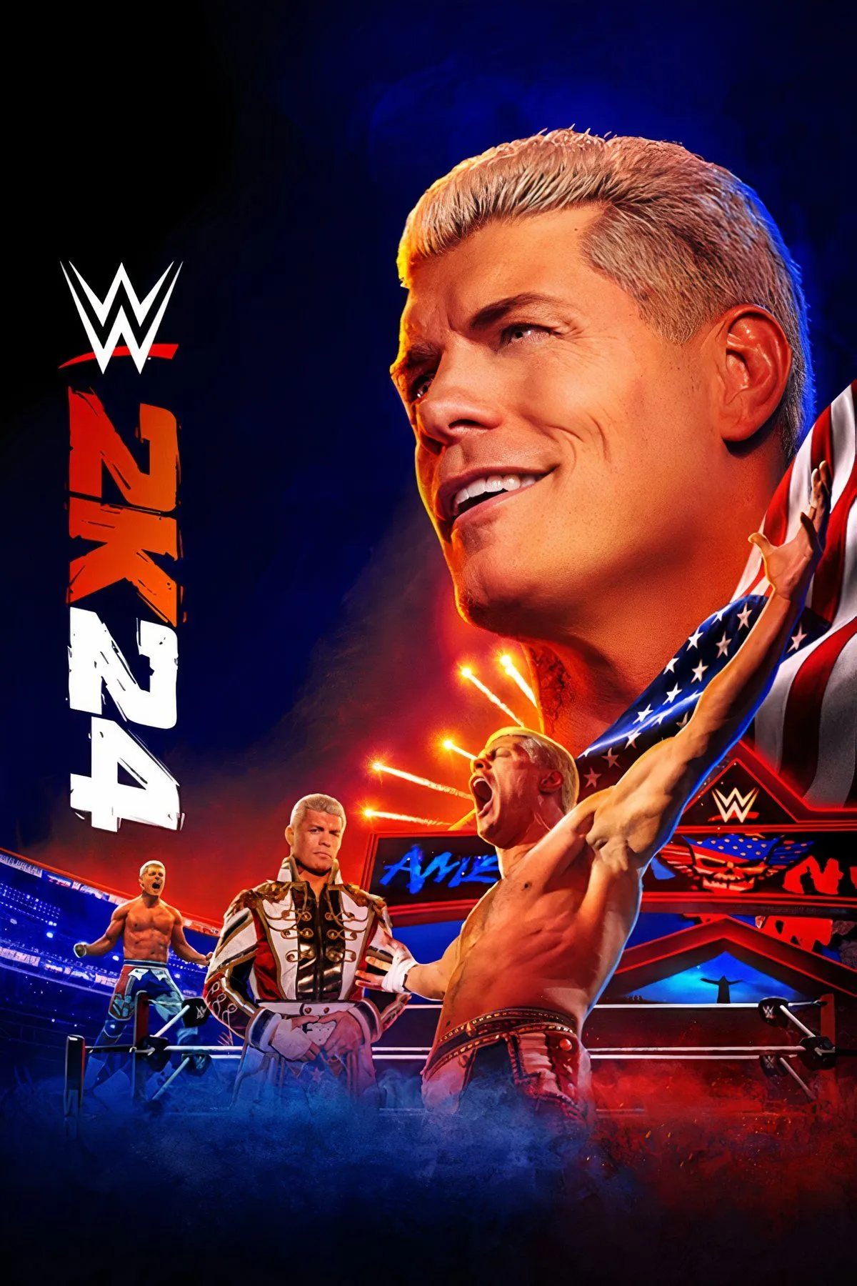 Các siêu sao WWE tranh tài trong WWE 2K24 với đồ họa sống động