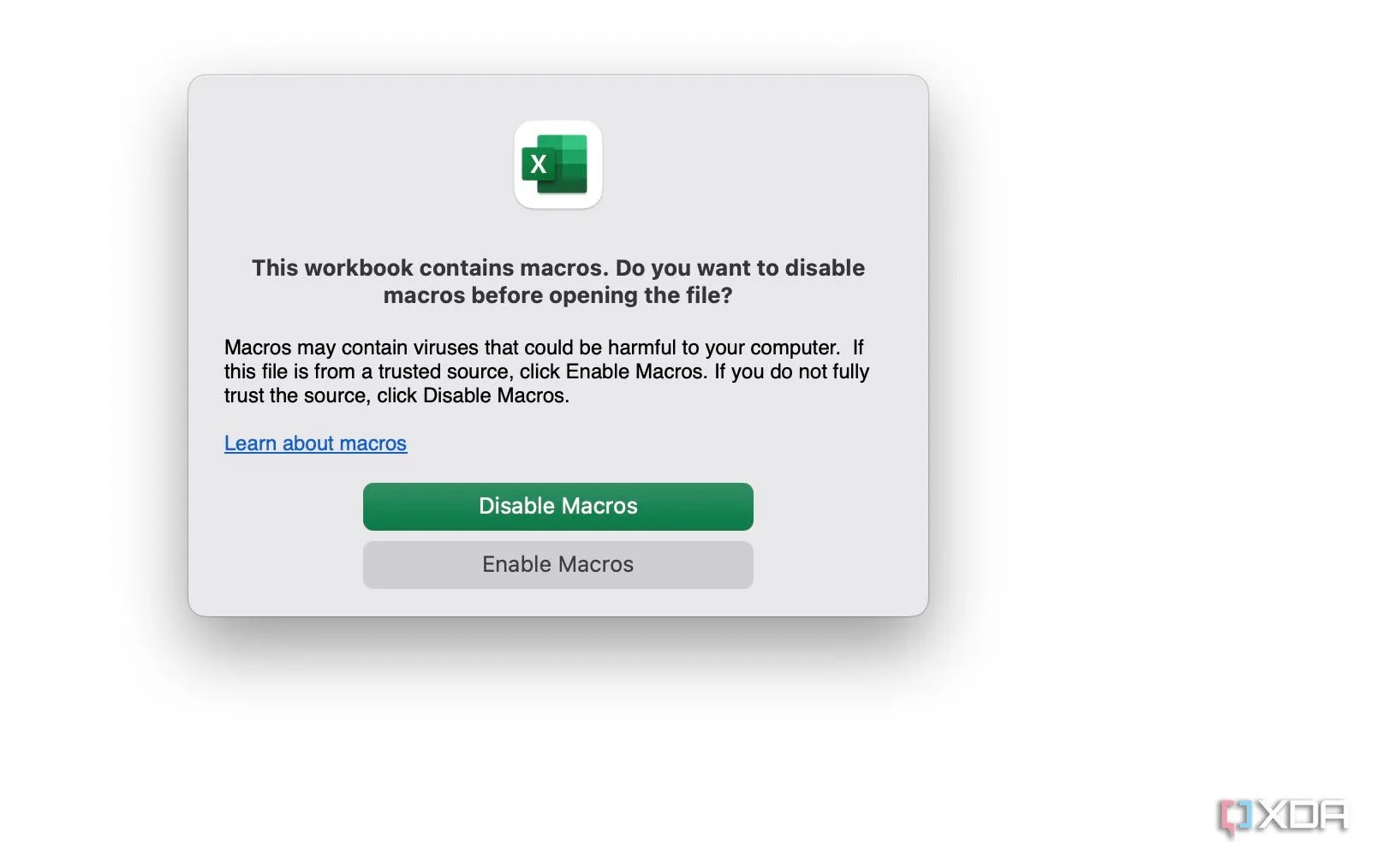 Cách tắt macro trong Excel để cải thiện hiệu suất