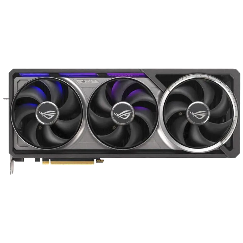 Cận cảnh ASUS ROG Astral GeForce RTX 5080 OC với thiết kế đèn RGB