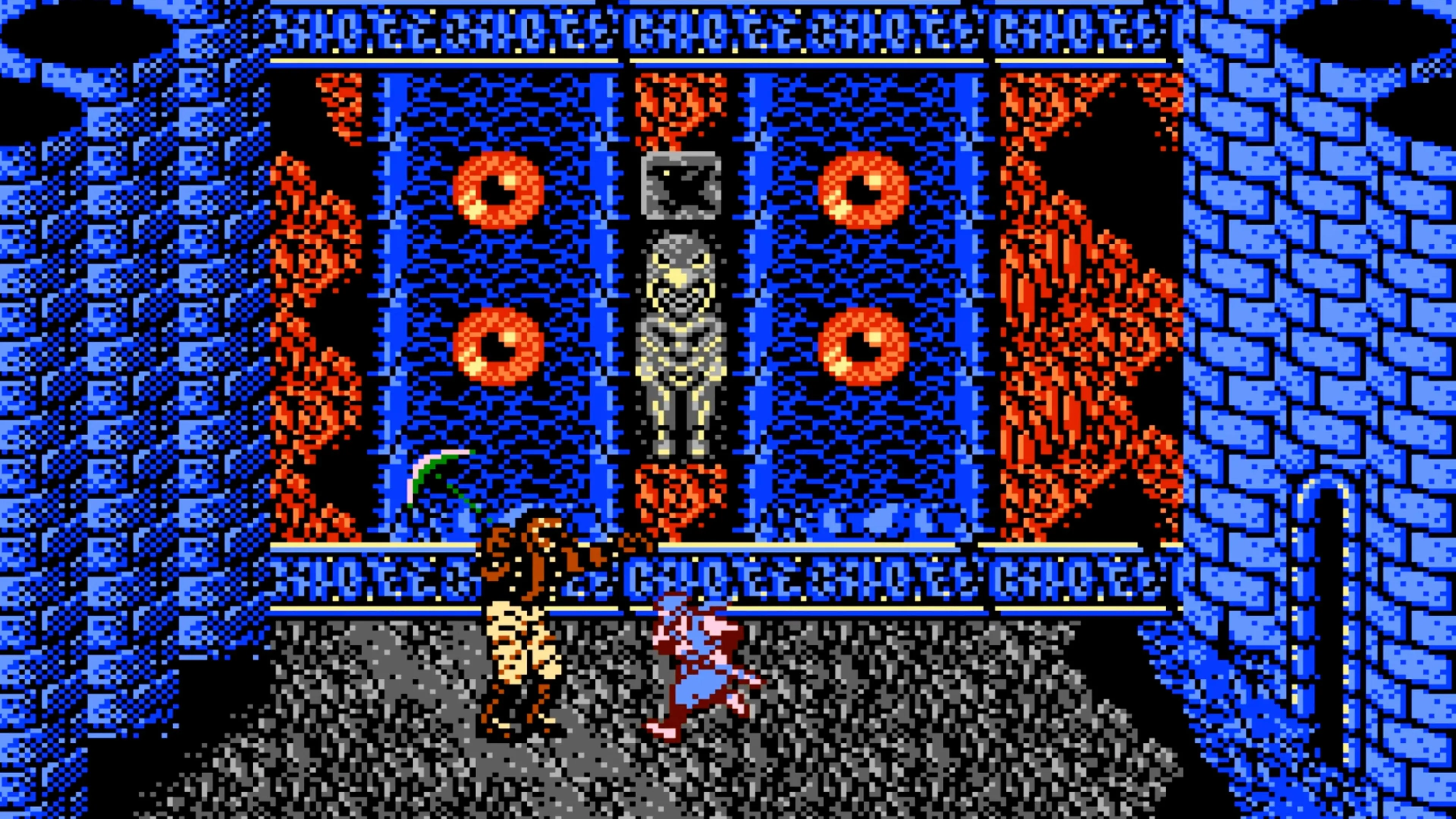 Cảnh chiến đấu kịch tính của Ninja Gaiden với nhiều đối thủ