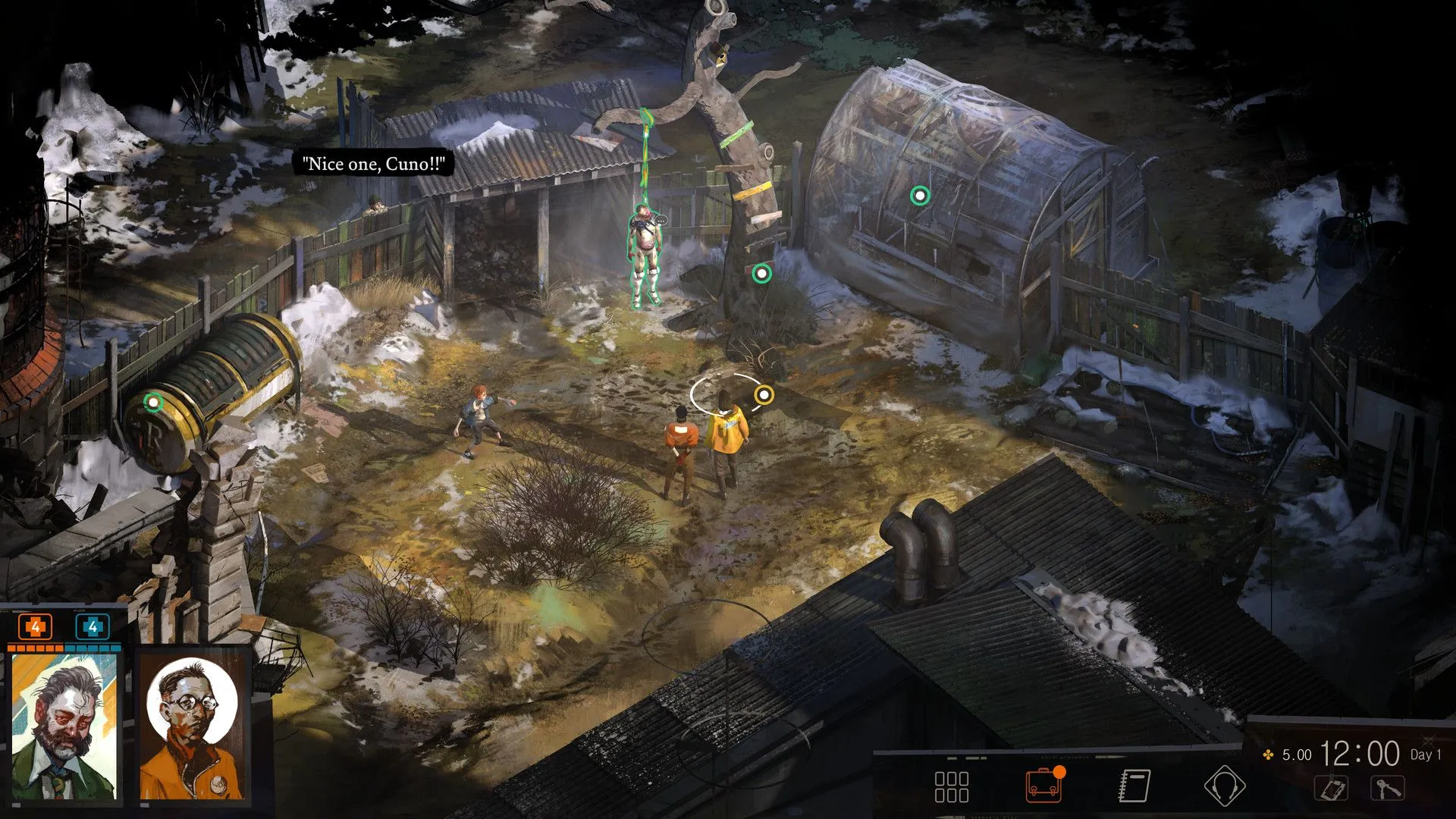 Cảnh chơi game Disco Elysium The Final Cut, một trong những tựa game PC sắp có mặt trên Android
