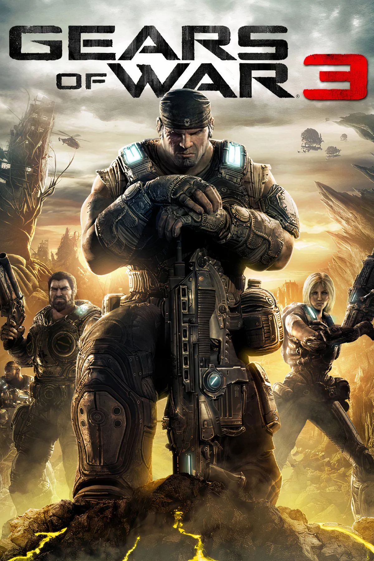 Cảnh chơi mini-game săn vịt Locust trong Gears of War 3, một Easter egg được phát hiện sau 5 năm