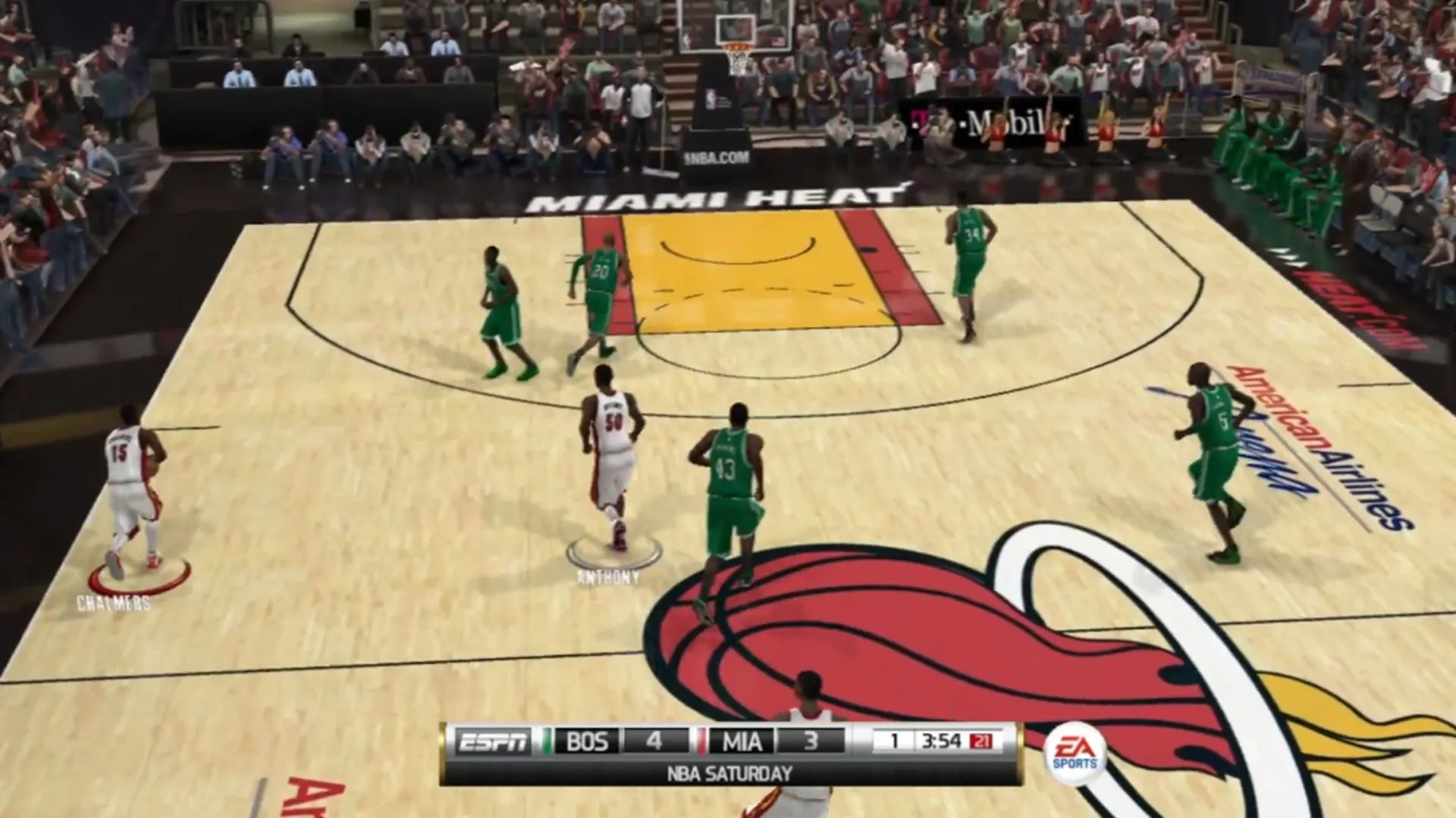 Cảnh gameplay của NBA Elite 11, tựa game bóng rổ PS3 cực hiếm bị hủy phát hành.