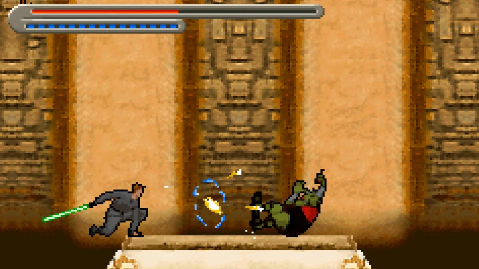 Cảnh Luke Skywalker trong game Star Wars Apprentice of the Force