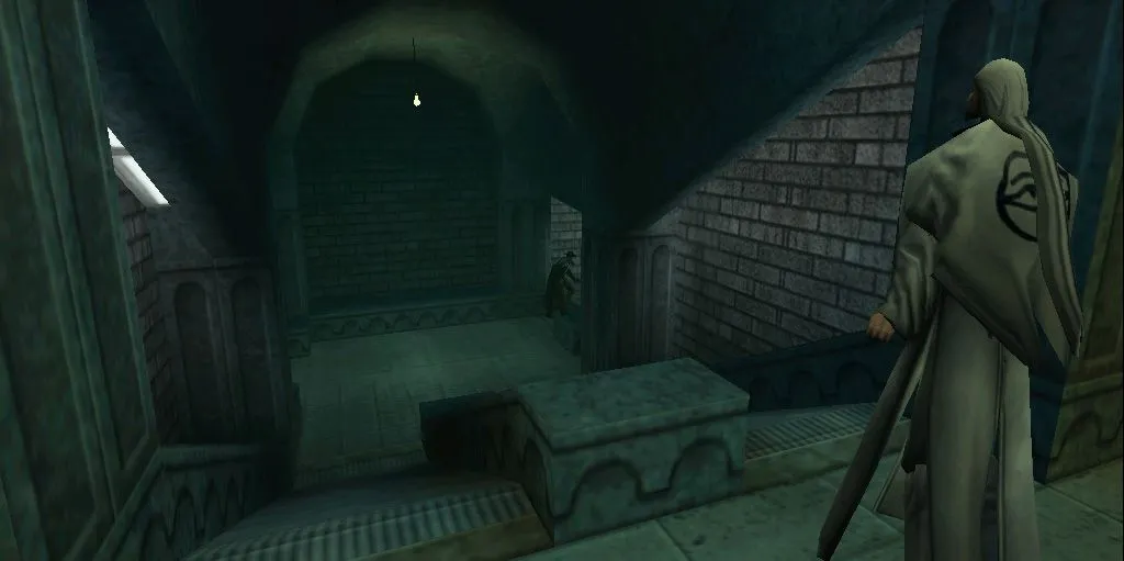Cảnh trong game Blood II: The Chosen, minh họa thất bại do ra mắt quá sớm