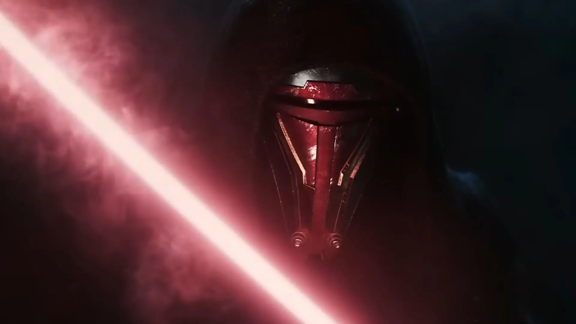Cảnh từ trailer Star Wars Knights of the Old Republic Remake, khắc họa cuộc chiến khốc liệt giữa Jedi và Sith