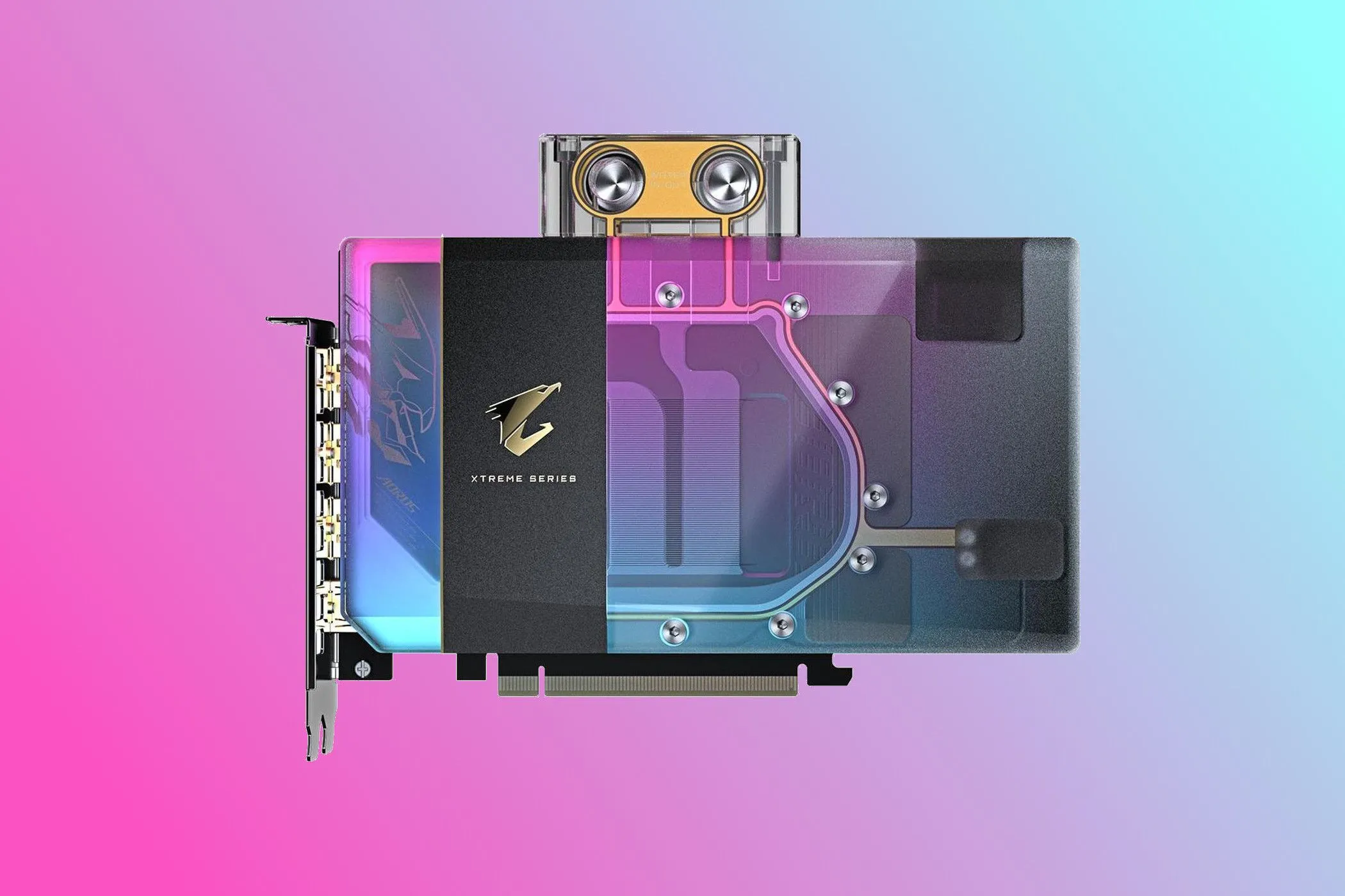 Card đồ họa Gigabyte AORUS GeForce RTX 5080 XTREME WATERFORCE WB tích hợp water block cho tản nhiệt nước