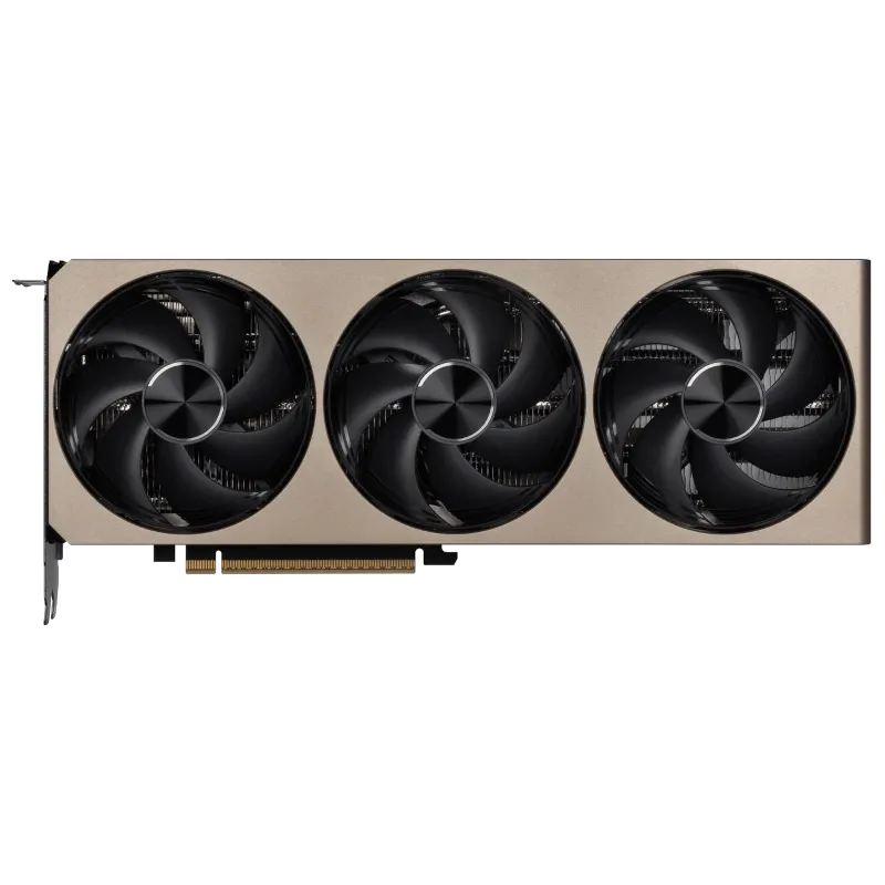 Chi tiết tản nhiệt và quạt trên MSI Inspire GeForce RTX 5080 3X OC