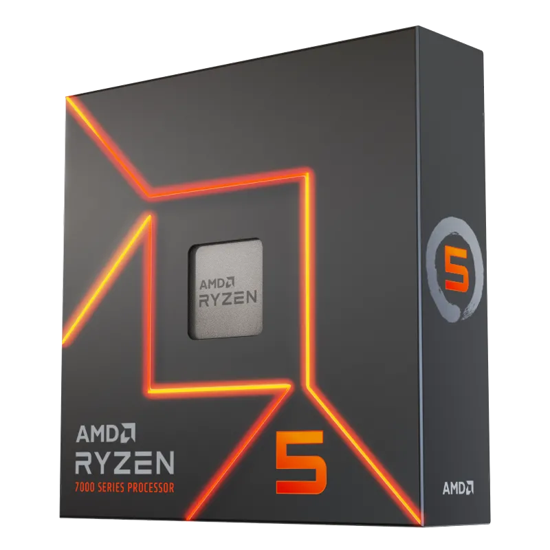 Chip xử lý AMD Ryzen 5 thế hệ 7000 series với 6 nhân, một lựa chọn tối ưu về hiệu năng trên giá thành cho PC gaming