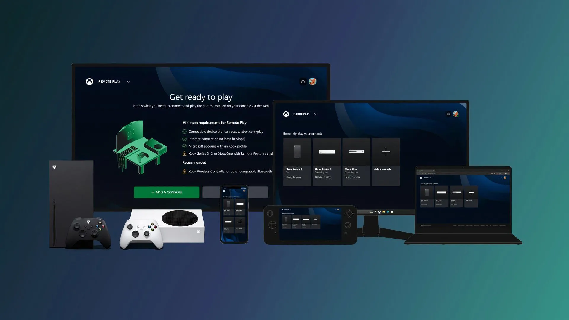Chơi game Xbox qua tính năng Remote Play trên máy tính bảng với bộ điều khiển tay cầm không dây