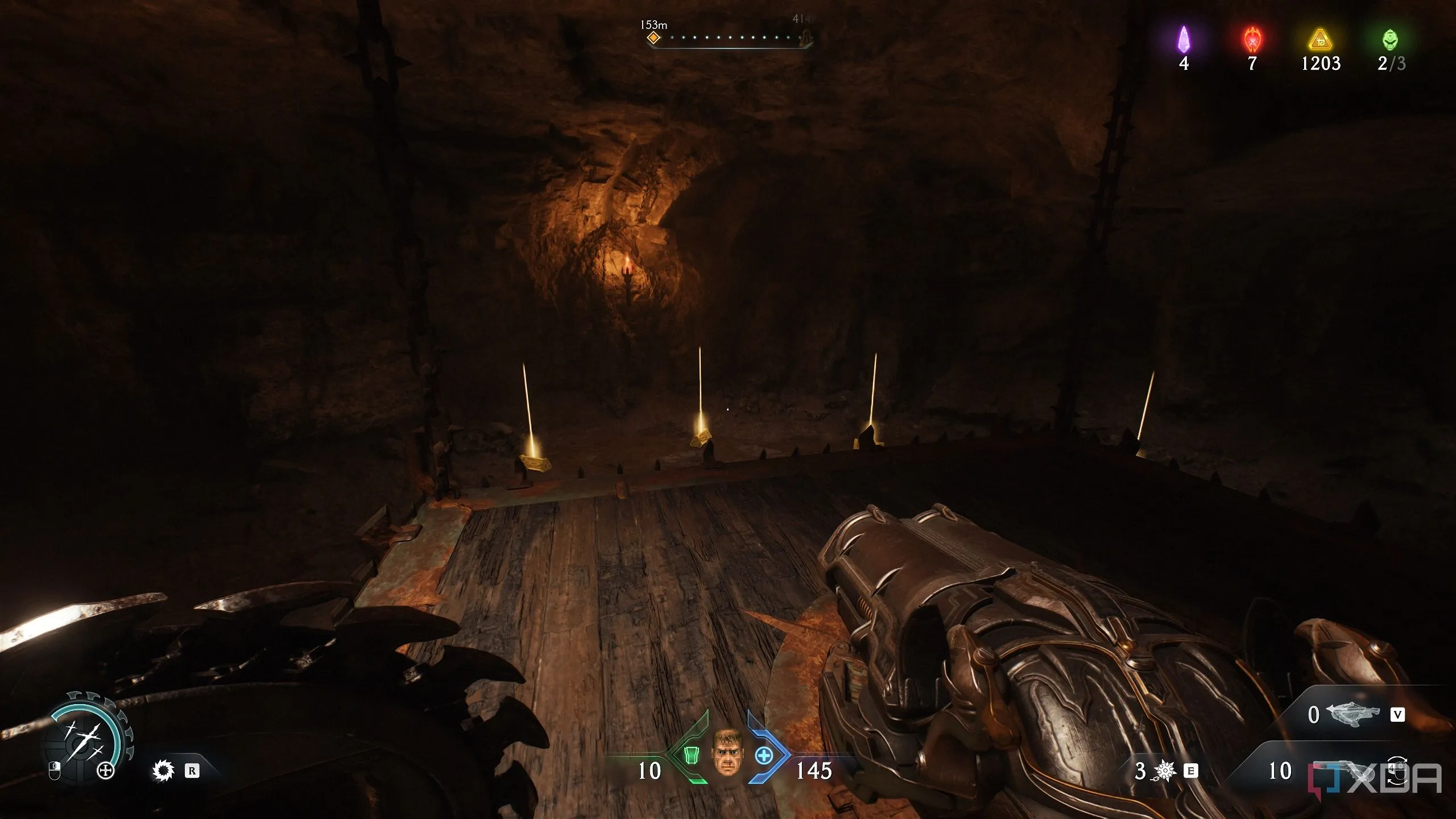 Con đường vàng trên bẫy gai đầu tiên ở Chương 20 Doom The Dark Ages