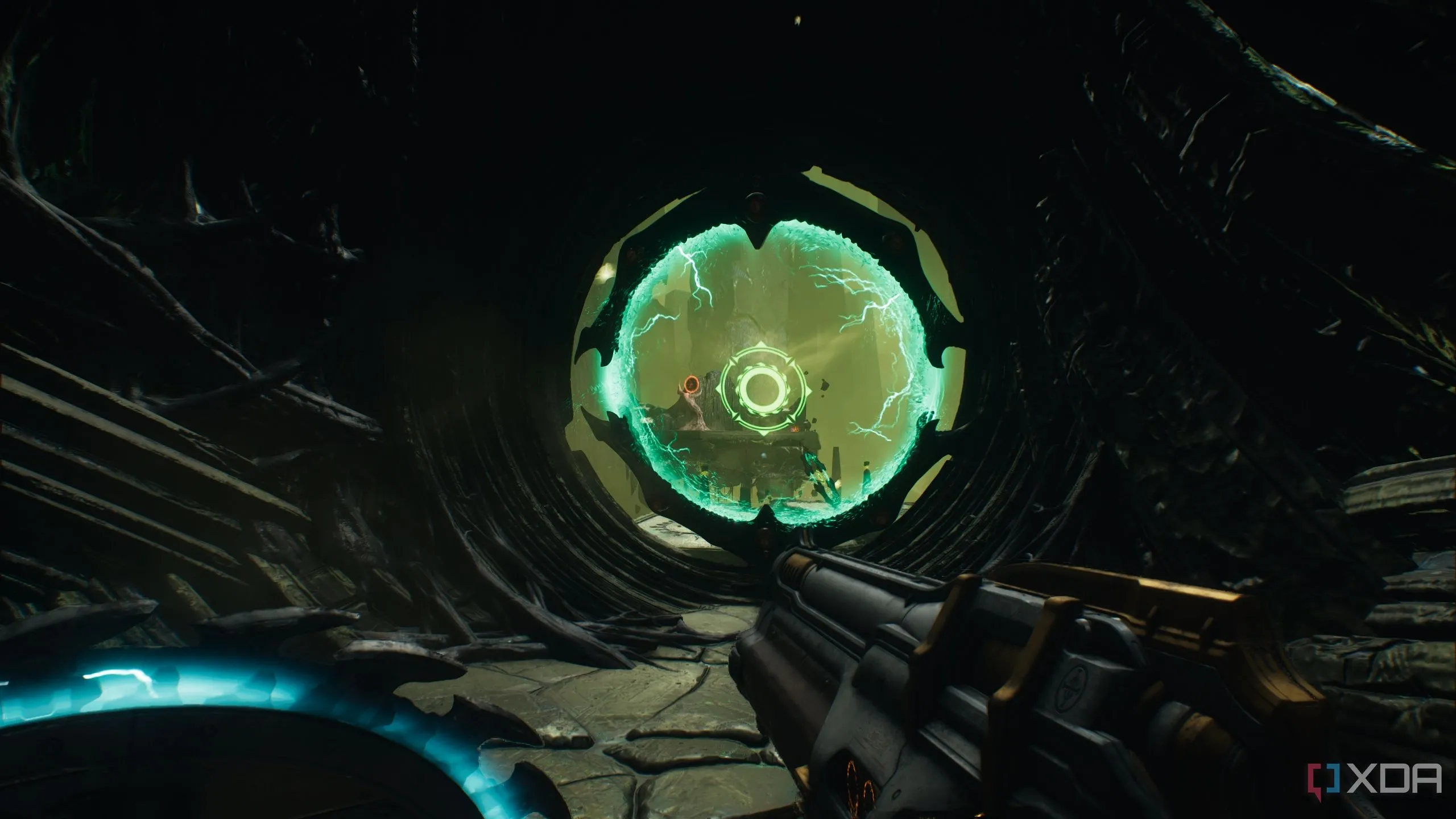 Cổng Shield Portal bí mật dẫn đến khu vực bí mật 9 trong Doom The Dark Ages Chương 15