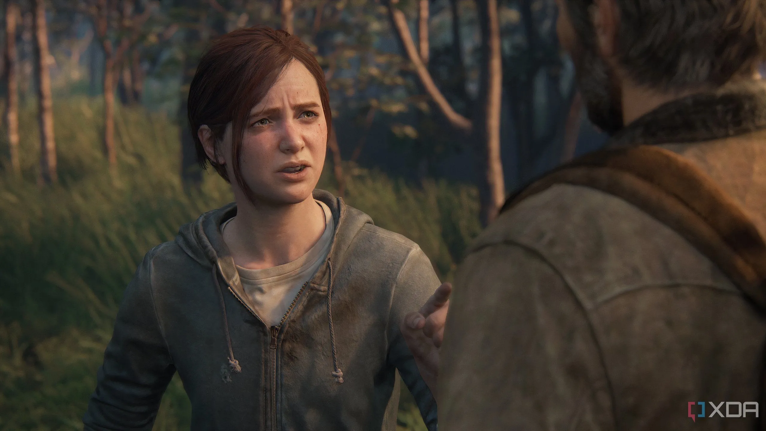 Cuộc trò chuyện đầy cảm xúc giữa Ellie và Joel trong The Last of Us Part II, thể hiện sự rạn nứt trong mối quan hệ của họ