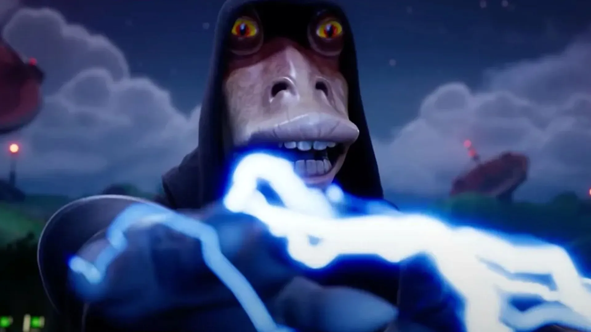 Darth Jar Jar Binks với tạo hình độc đáo trong Fortnite, một phần của vũ trụ Star Wars mở rộng trong game