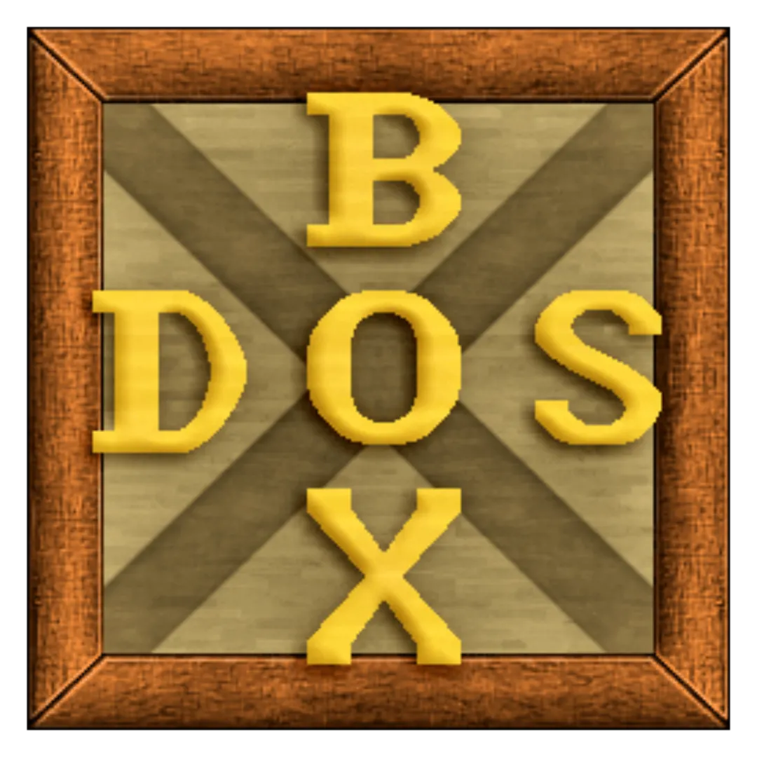dosbox icon on a transparent background